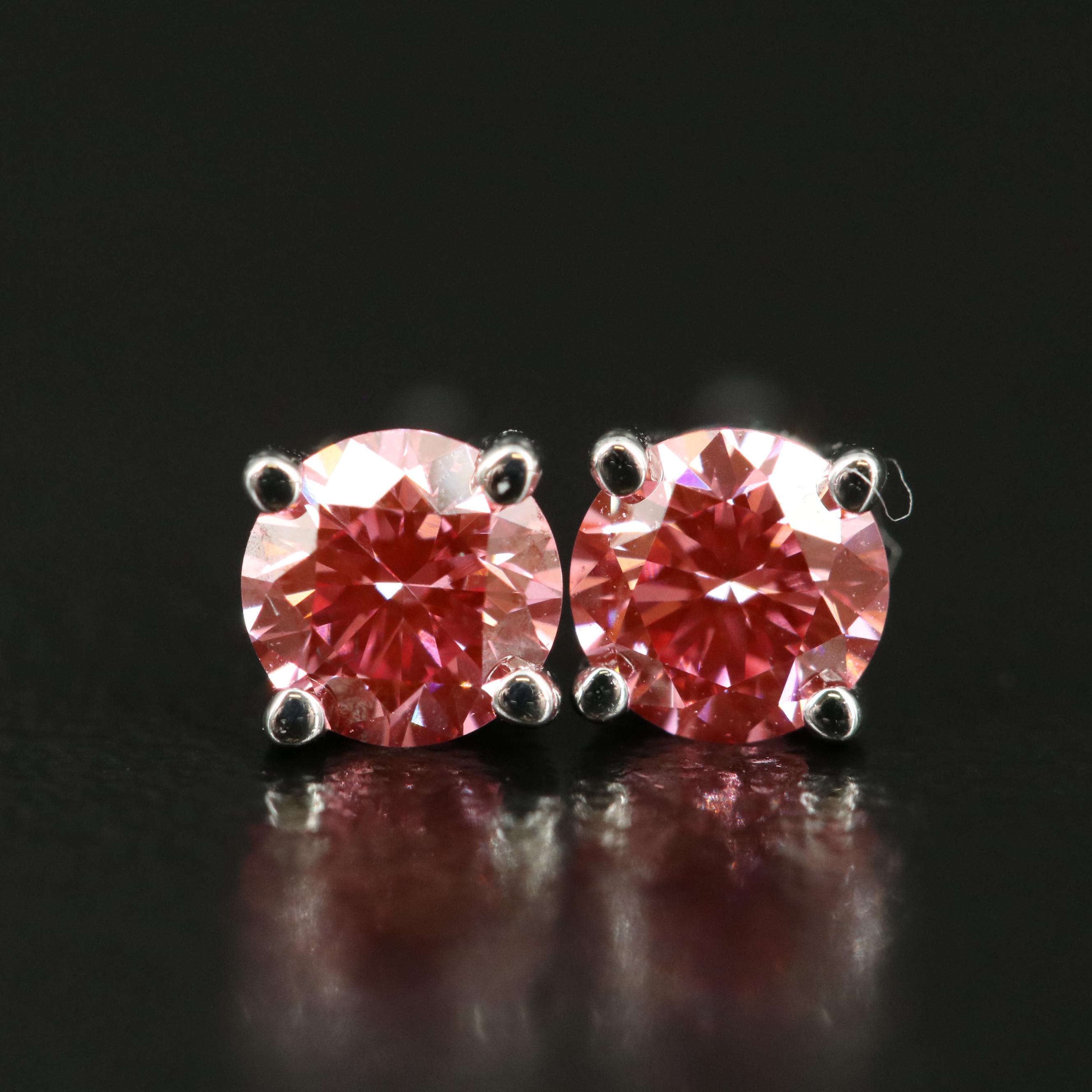 10K 0.50 CTW Lab Grown Diamond Stud Earrings