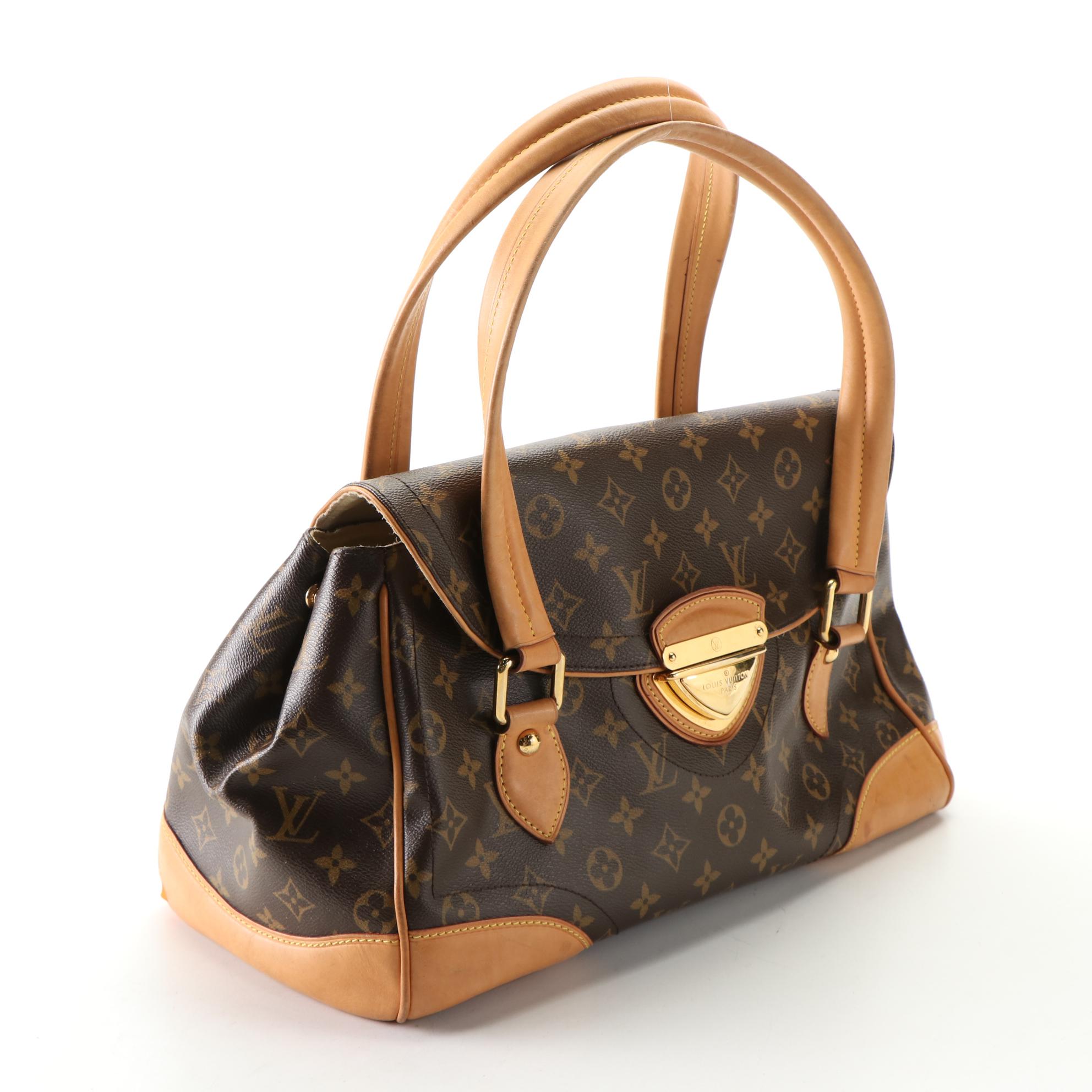 Louis Vuitton Beverly GM in Monogram Canvas and Vachetta Leather