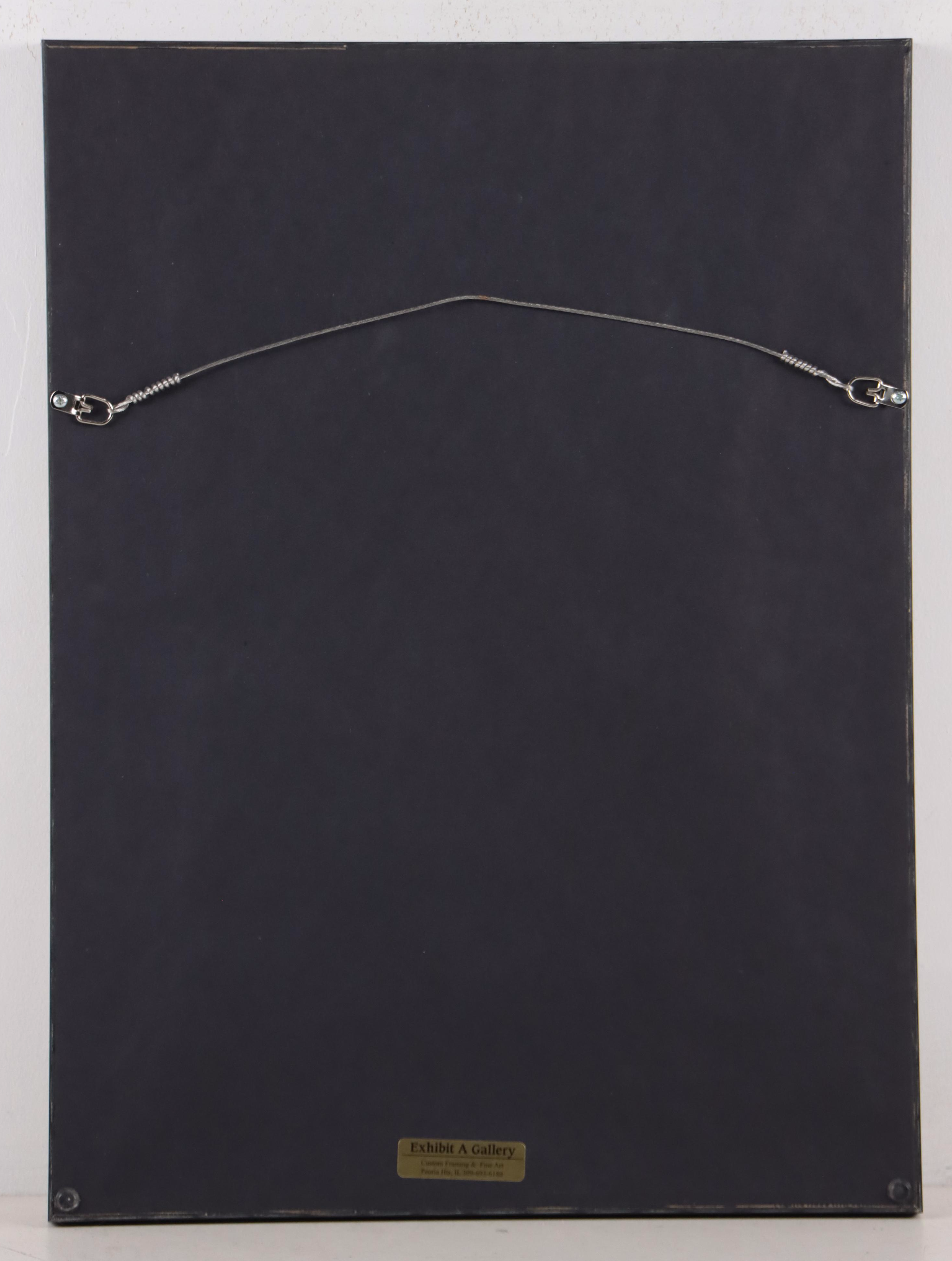 Pen & Ink Caricature Portrait Drawing of Standing Woman, 1981