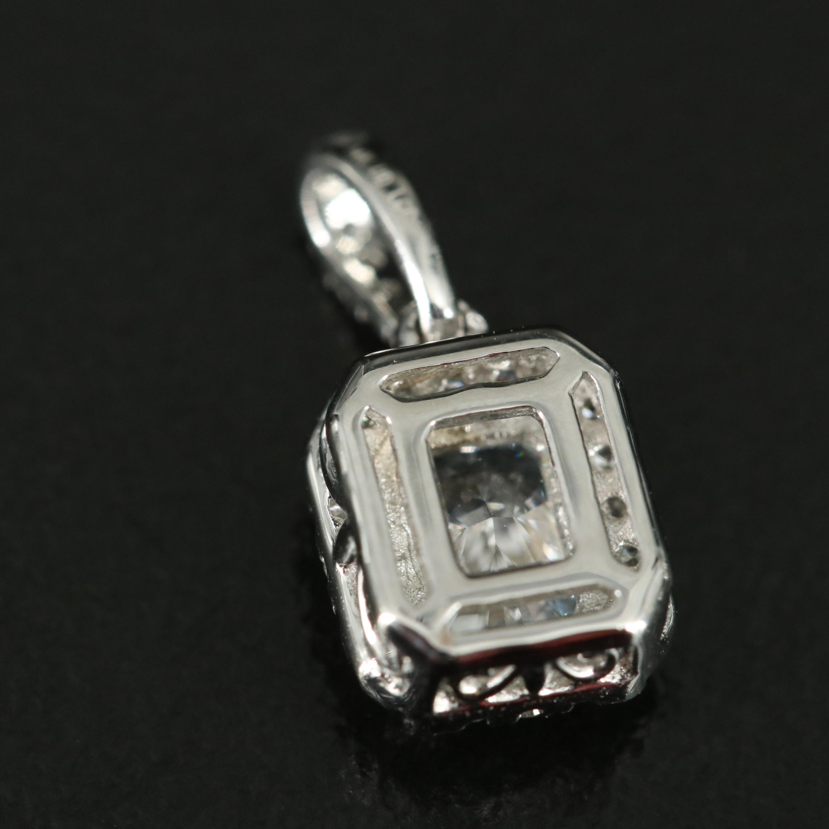 14K 0.64 CTW Lab Grown Diamond Pendant