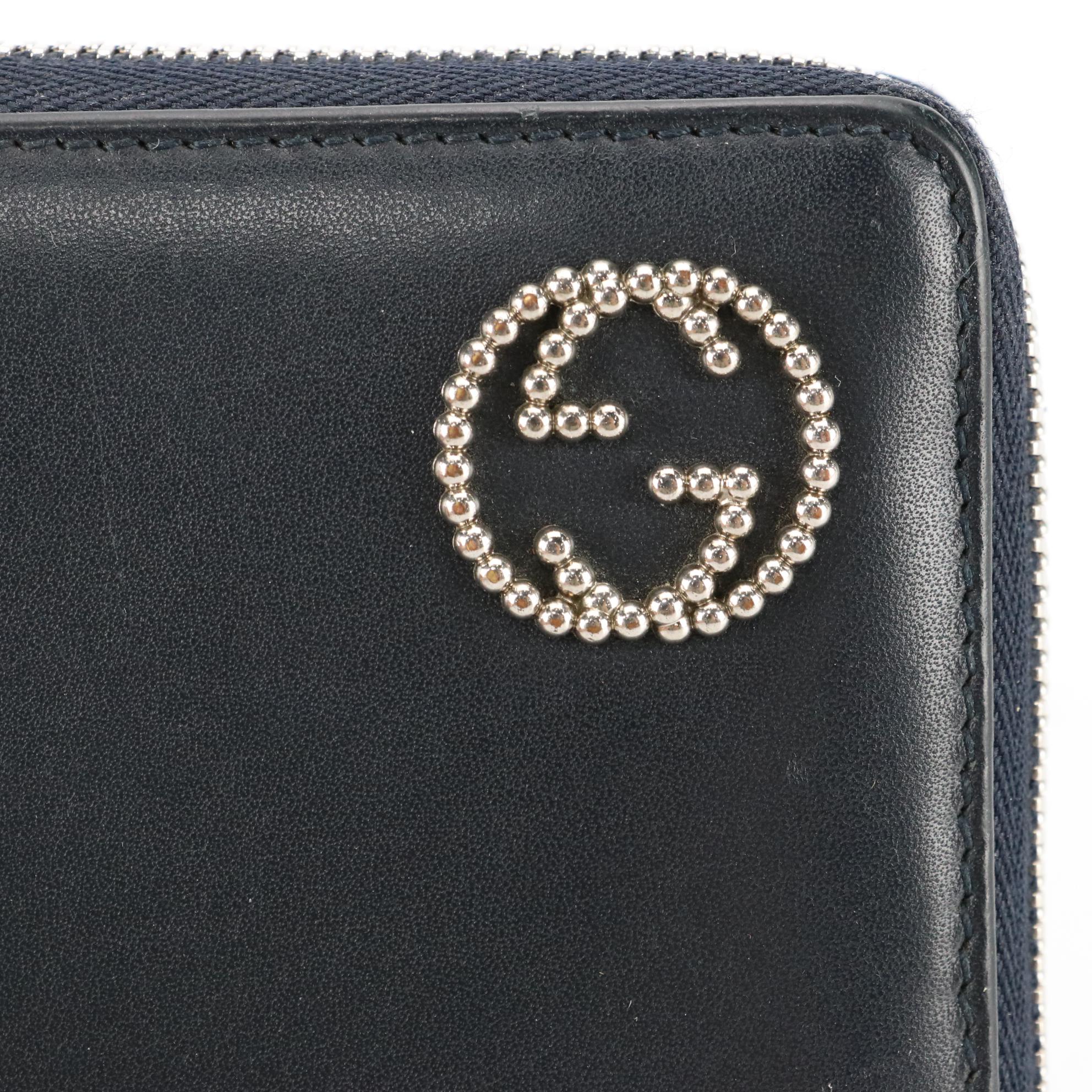 Gucci Leather Zip Wallet