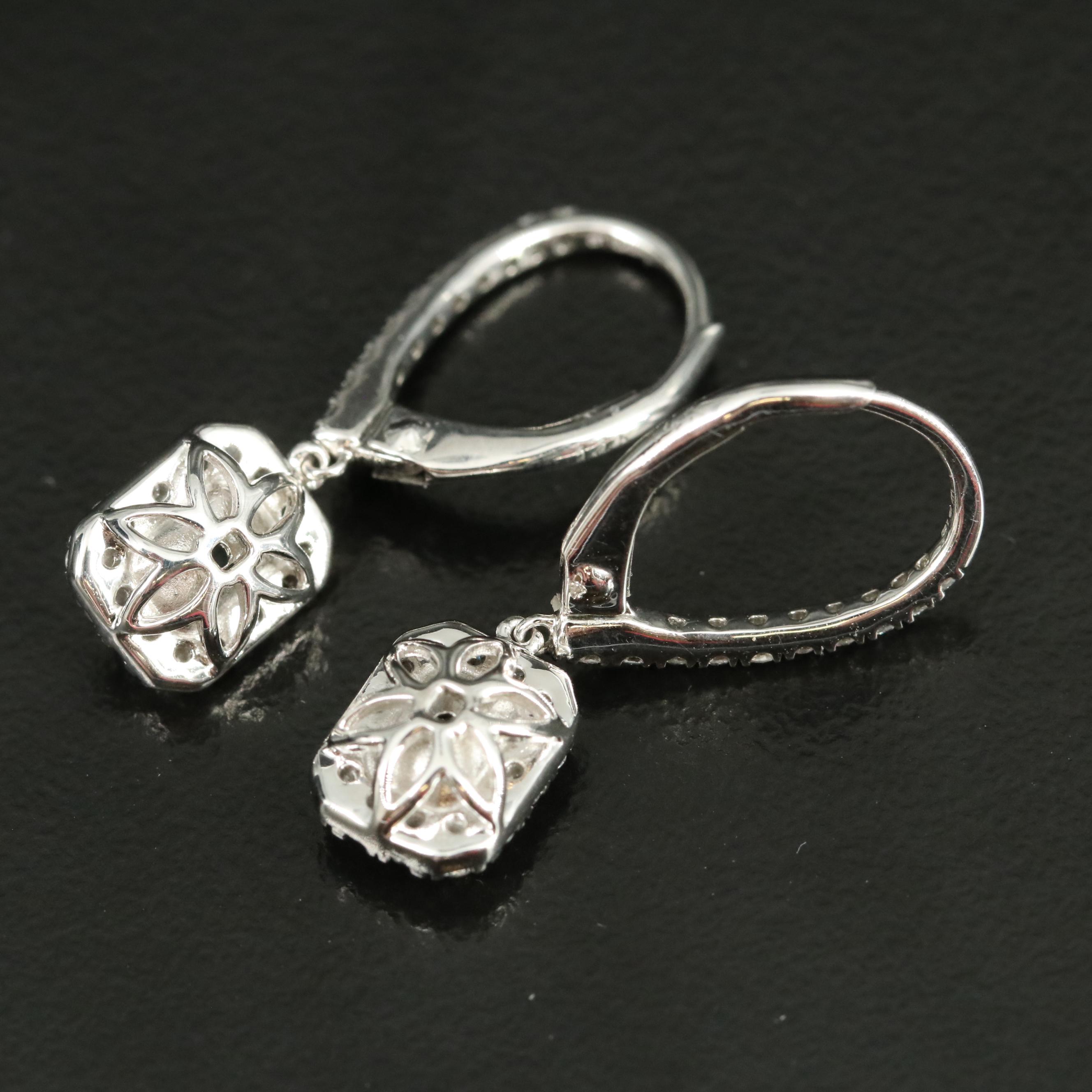 14K 1.28 CTW Lab Grown Diamond Earrings