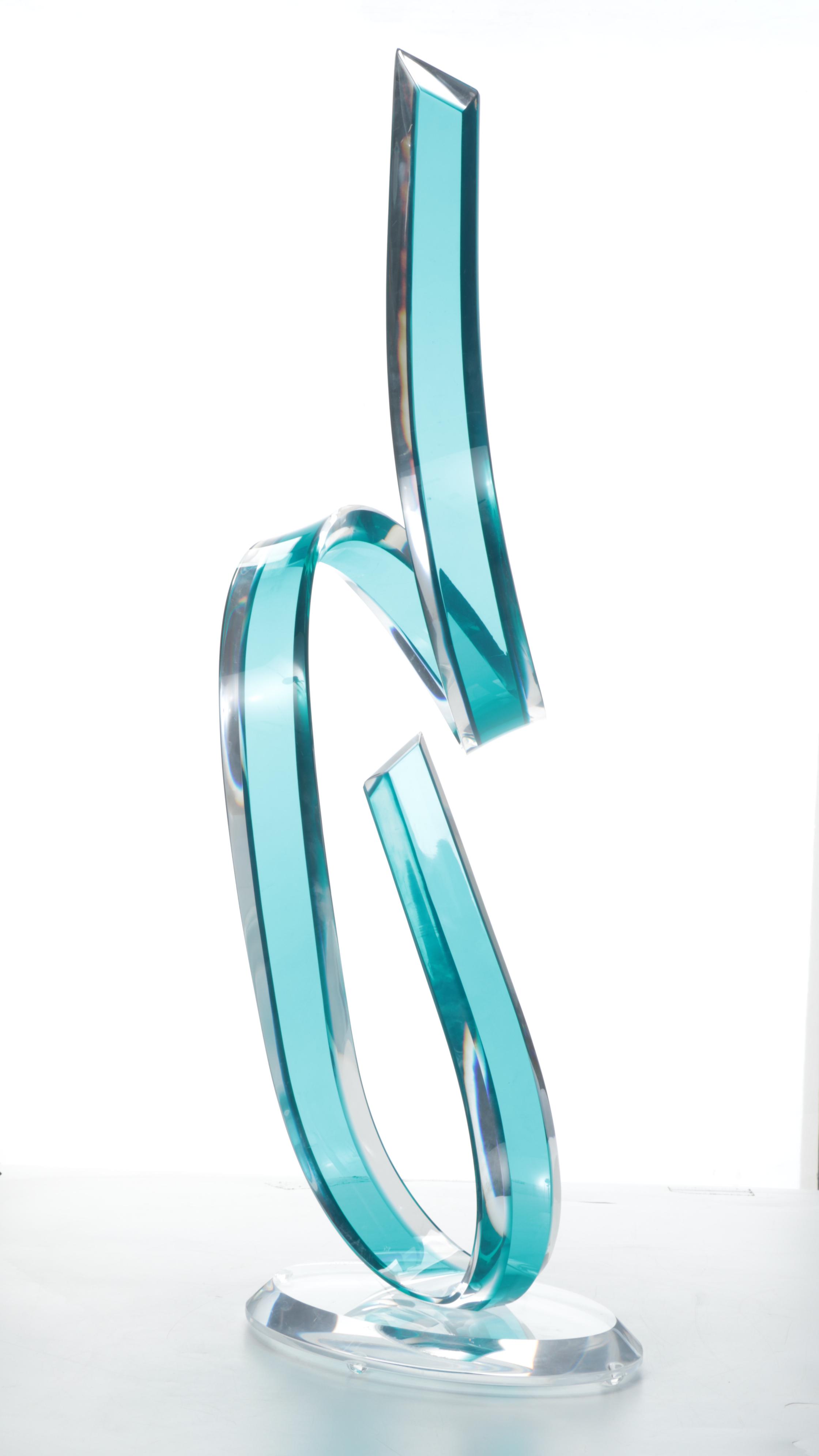 Muniz Acrylic Sculpture "Harmony," 21st Century