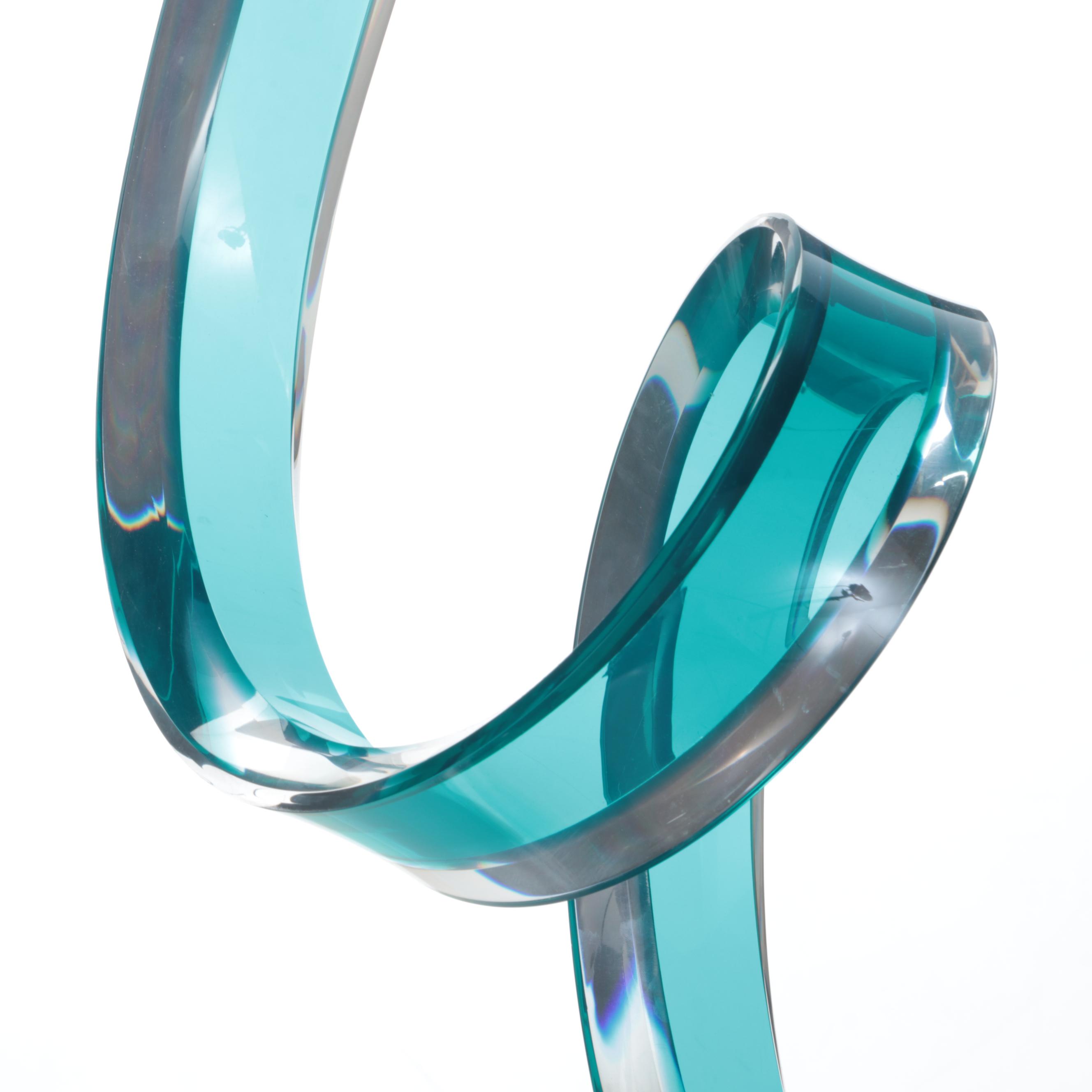 Muniz Acrylic Sculpture "Harmony," 21st Century