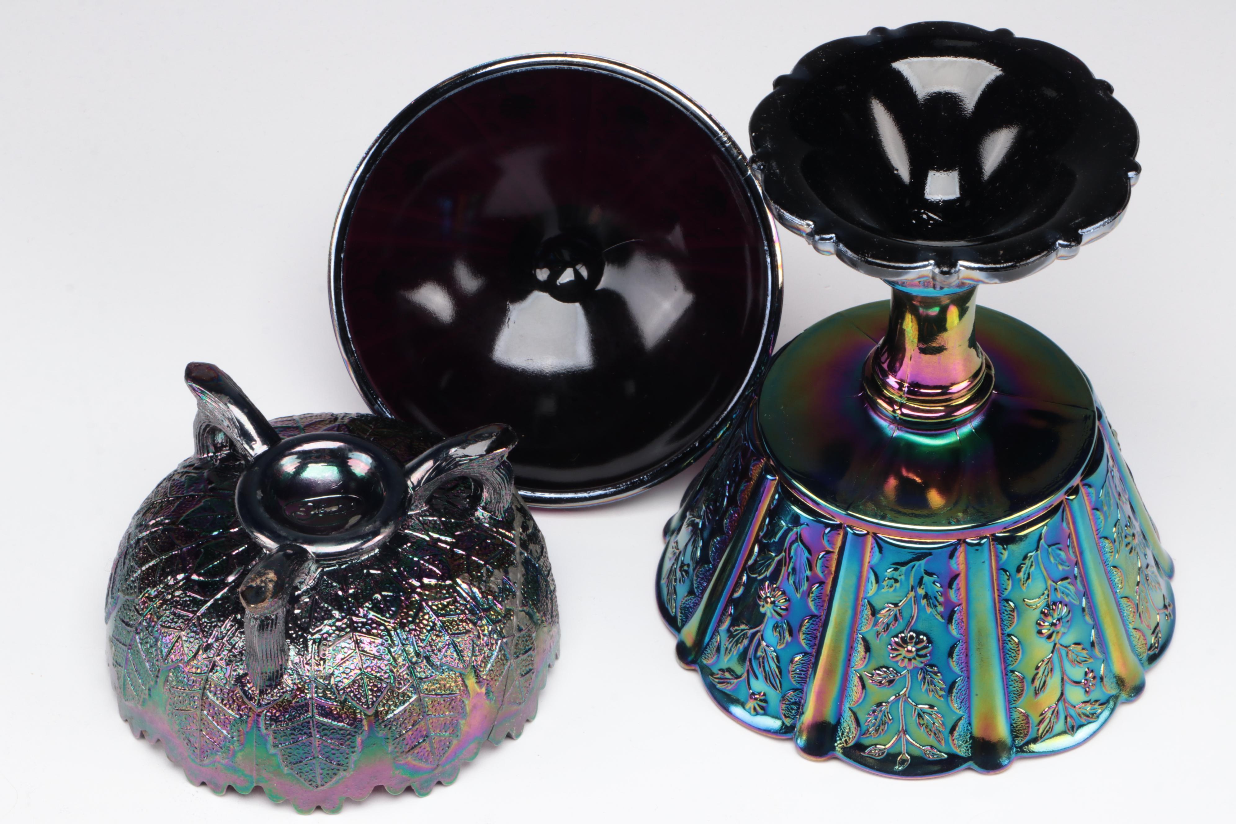 Fenton Amethyst Carnival Glass Collection