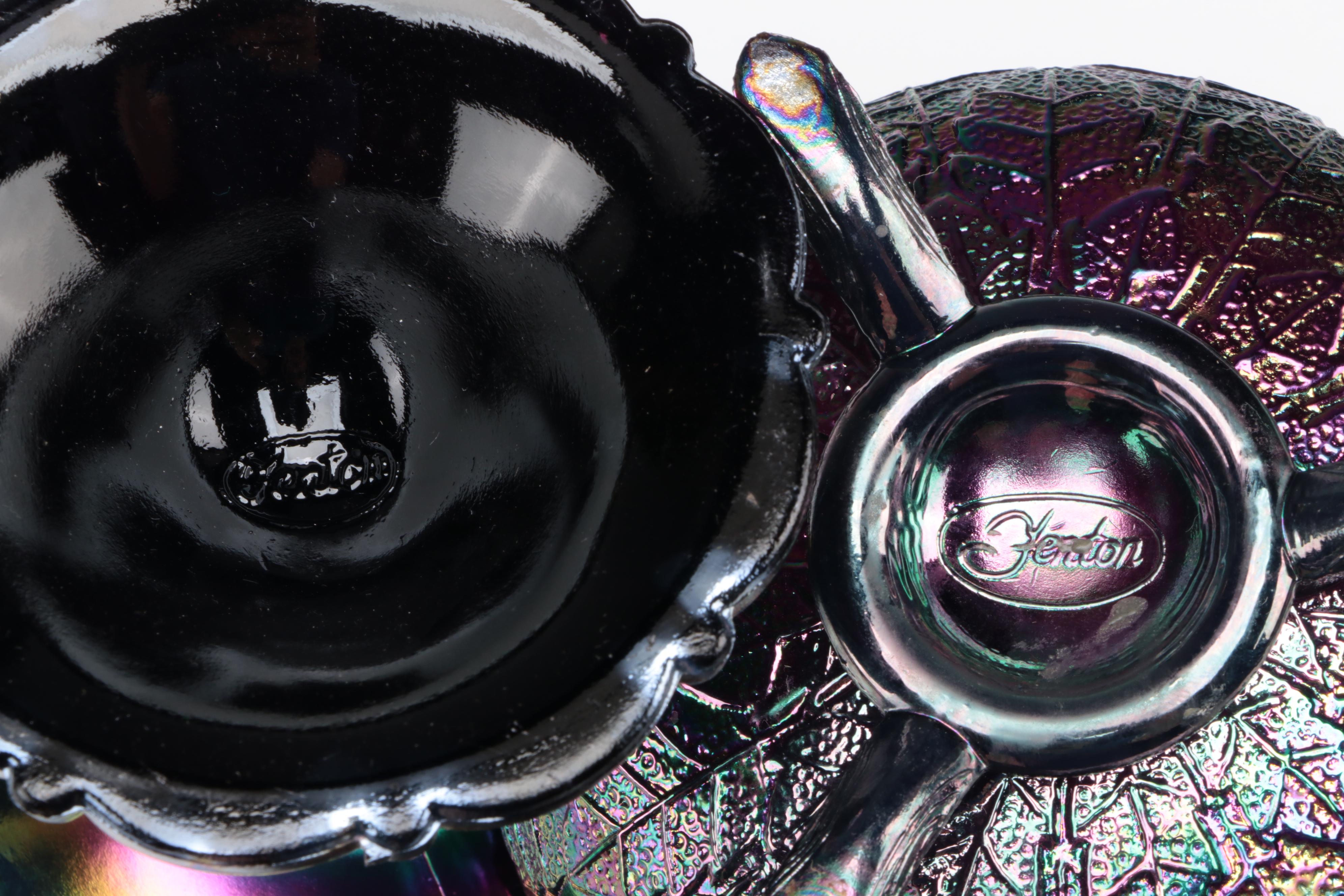 Fenton Amethyst Carnival Glass Collection