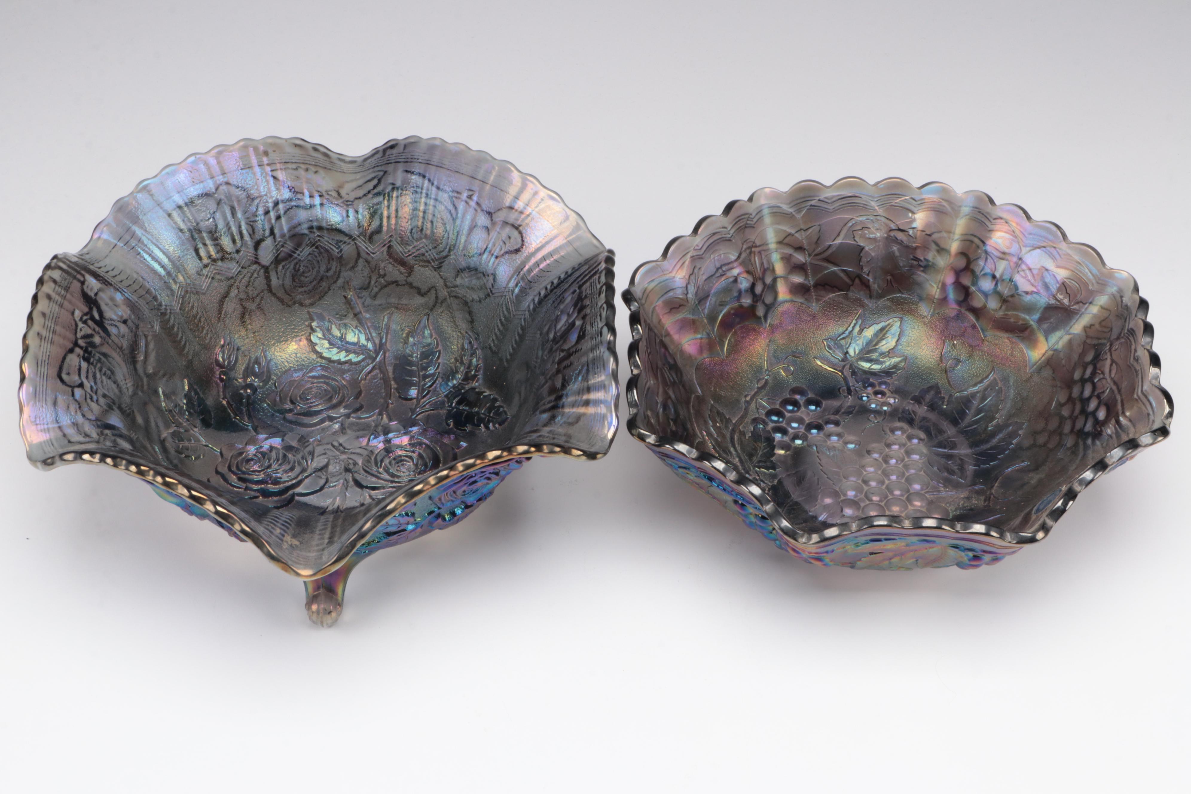 Fenton Amethyst Carnival Glass Collection