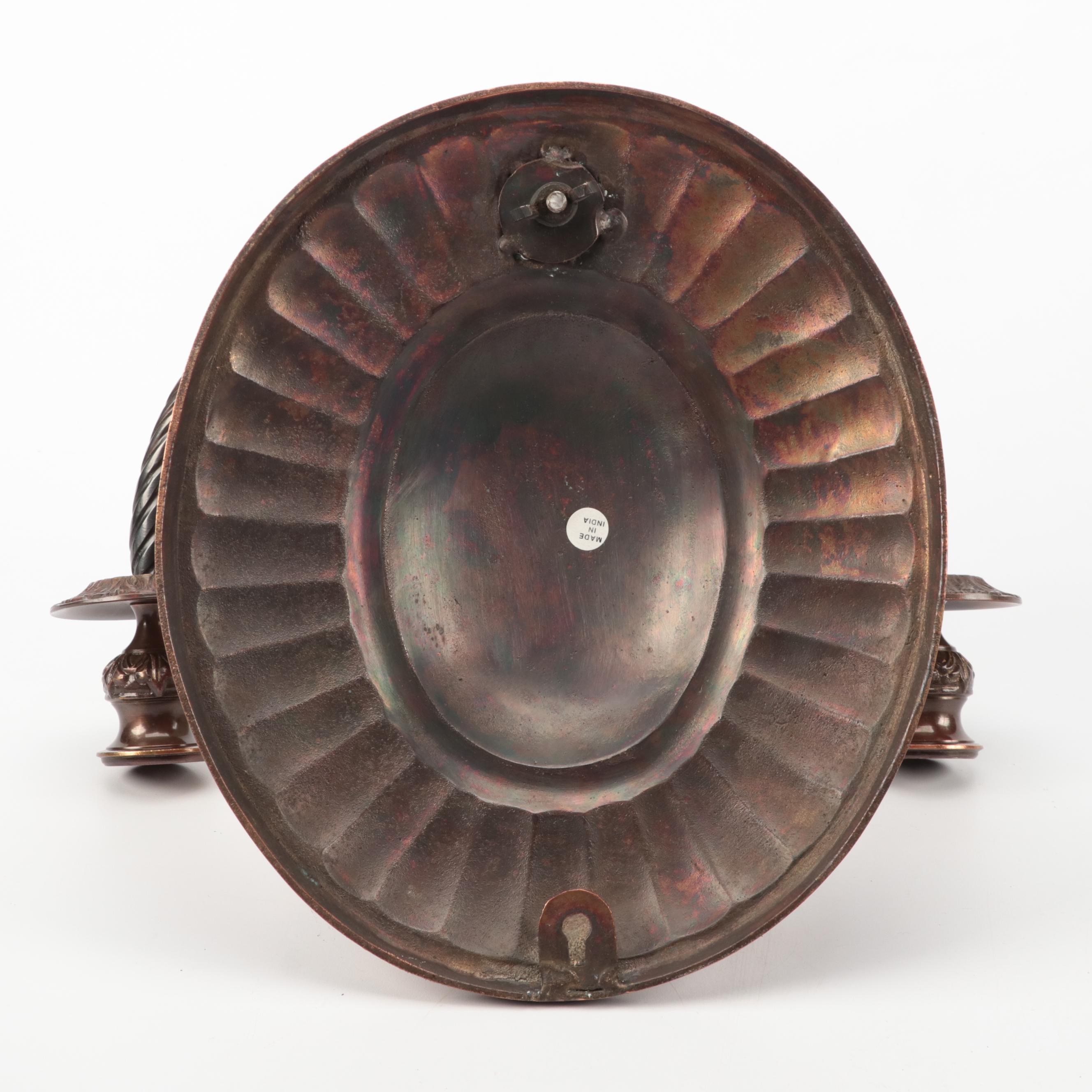 Copper Candle Wall Sconce with Charger and Other Primitive Décor