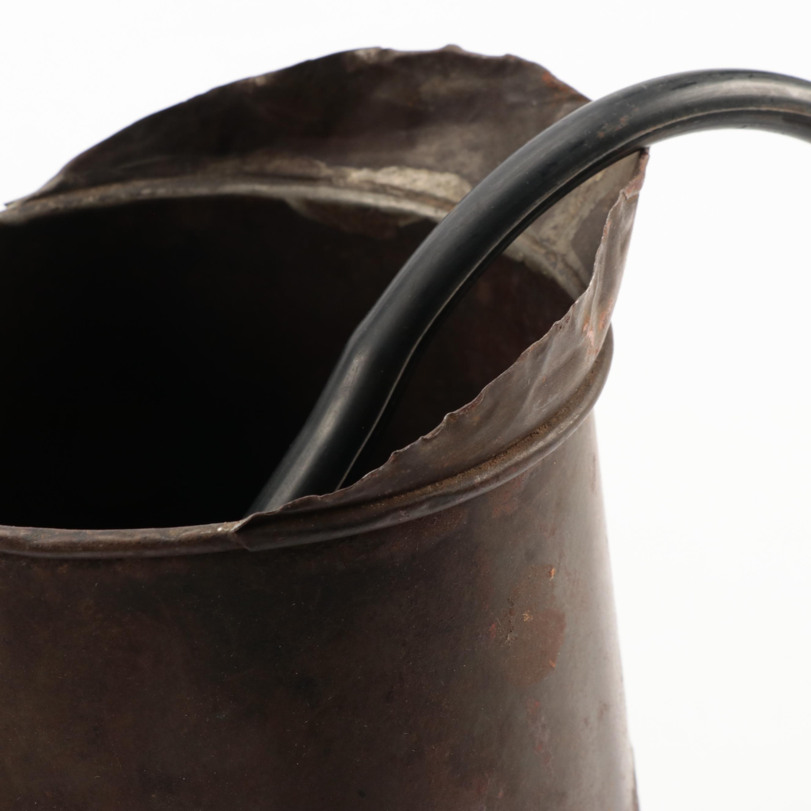 Copper Candle Wall Sconce with Charger and Other Primitive Décor