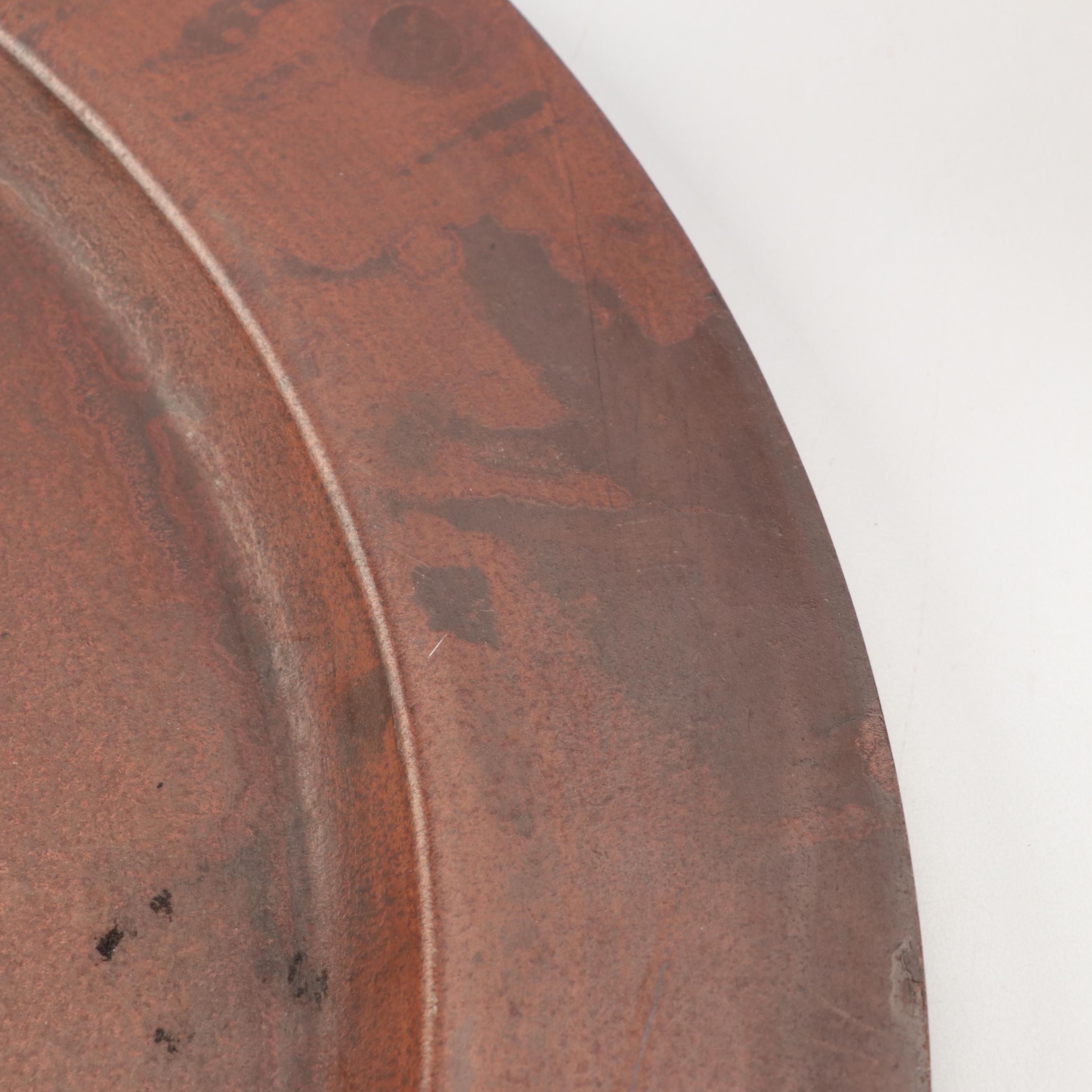 Copper Candle Wall Sconce with Charger and Other Primitive Décor