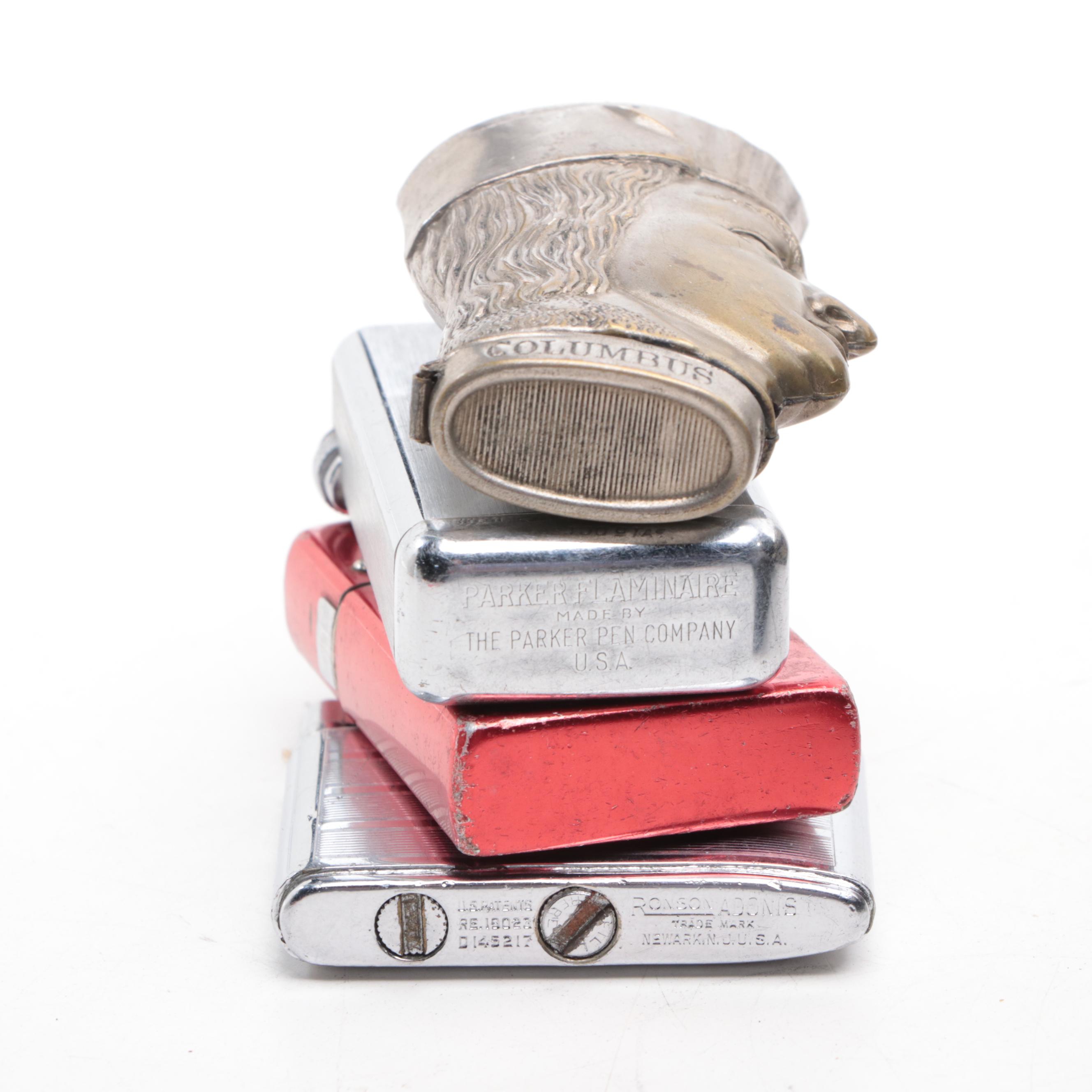 Monarck and Universal Point-and-Shoot Cameras with Match Holder and Lighters