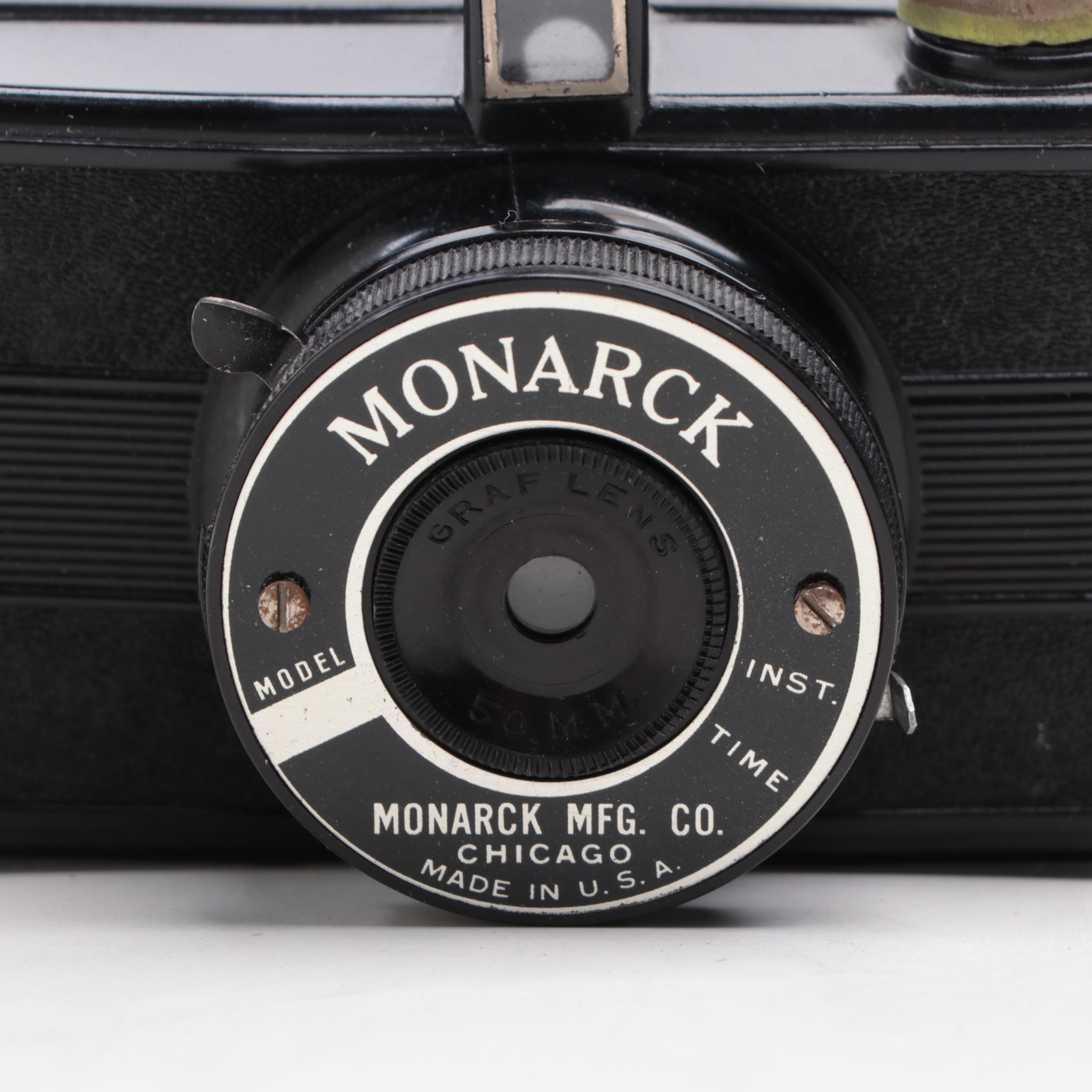 Monarck and Universal Point-and-Shoot Cameras with Match Holder and Lighters