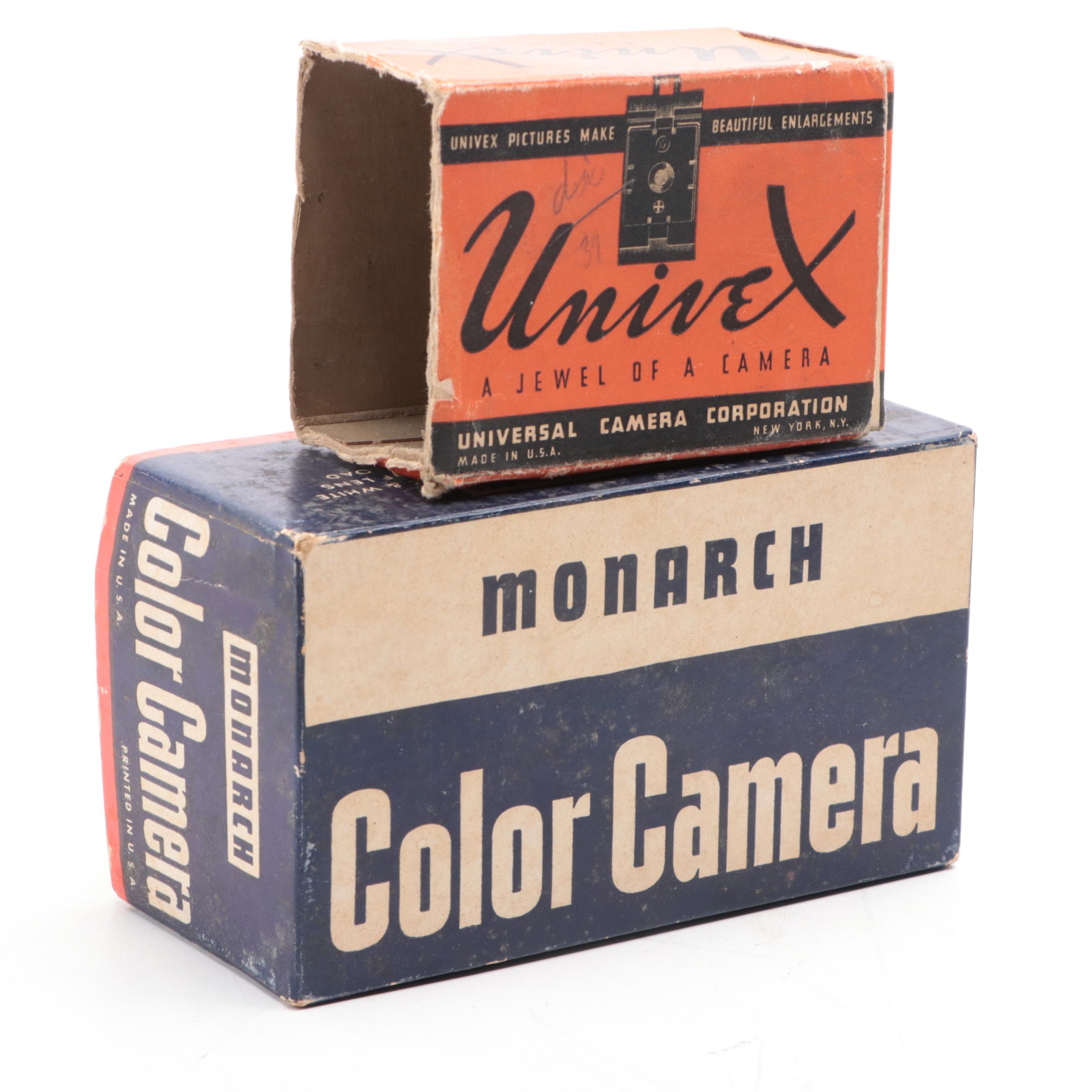 Monarck and Universal Point-and-Shoot Cameras with Match Holder and Lighters