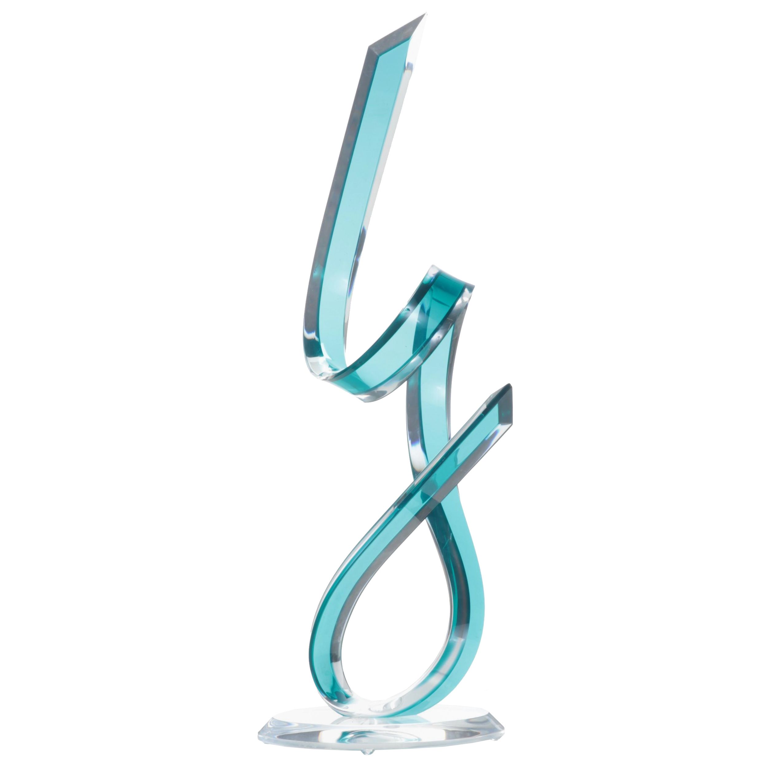 Muniz Acrylic Sculpture "Harmony," 21st Century
