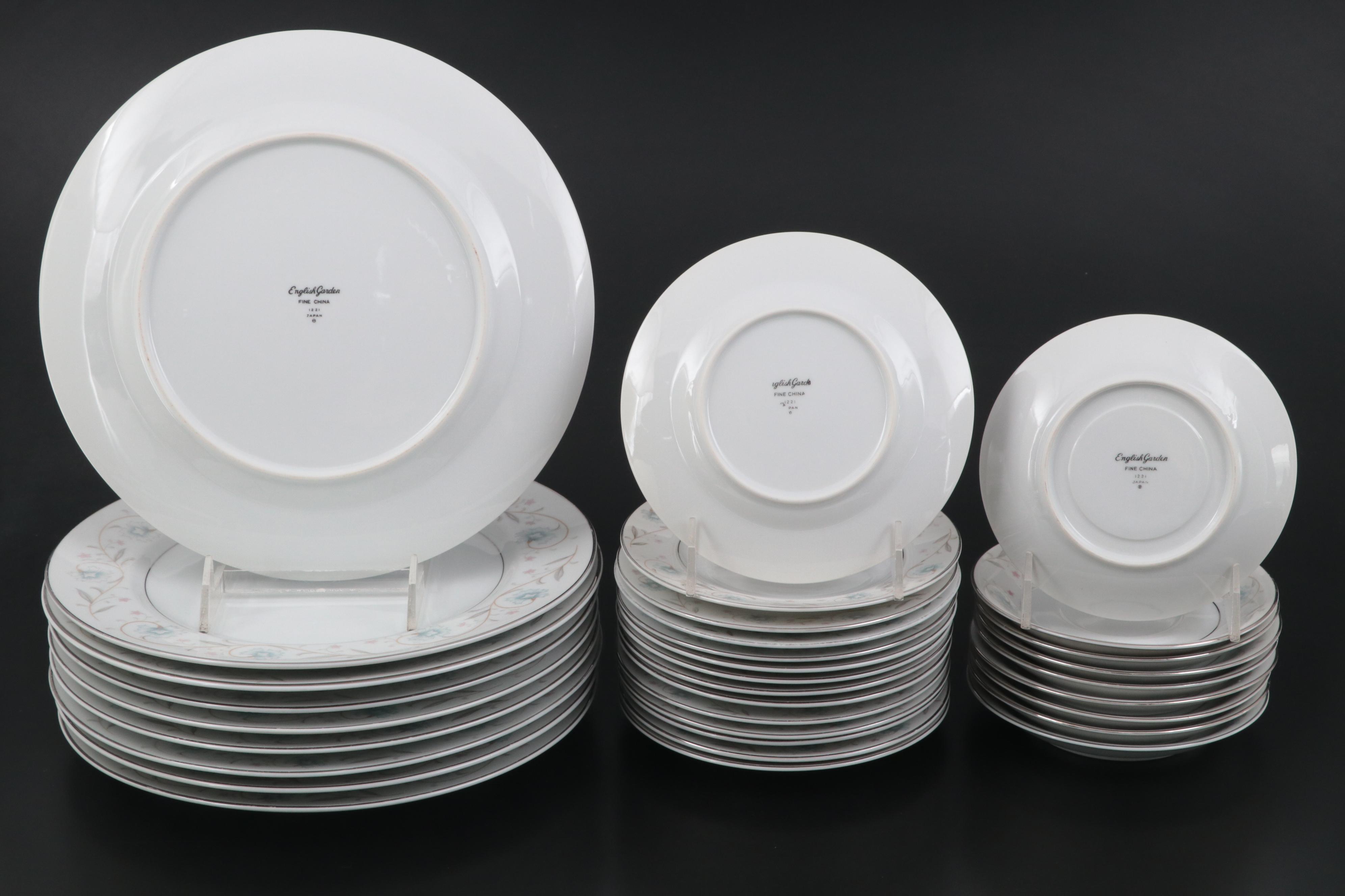 Fine China of Japan "English Garden" Porcelain Dinnerware