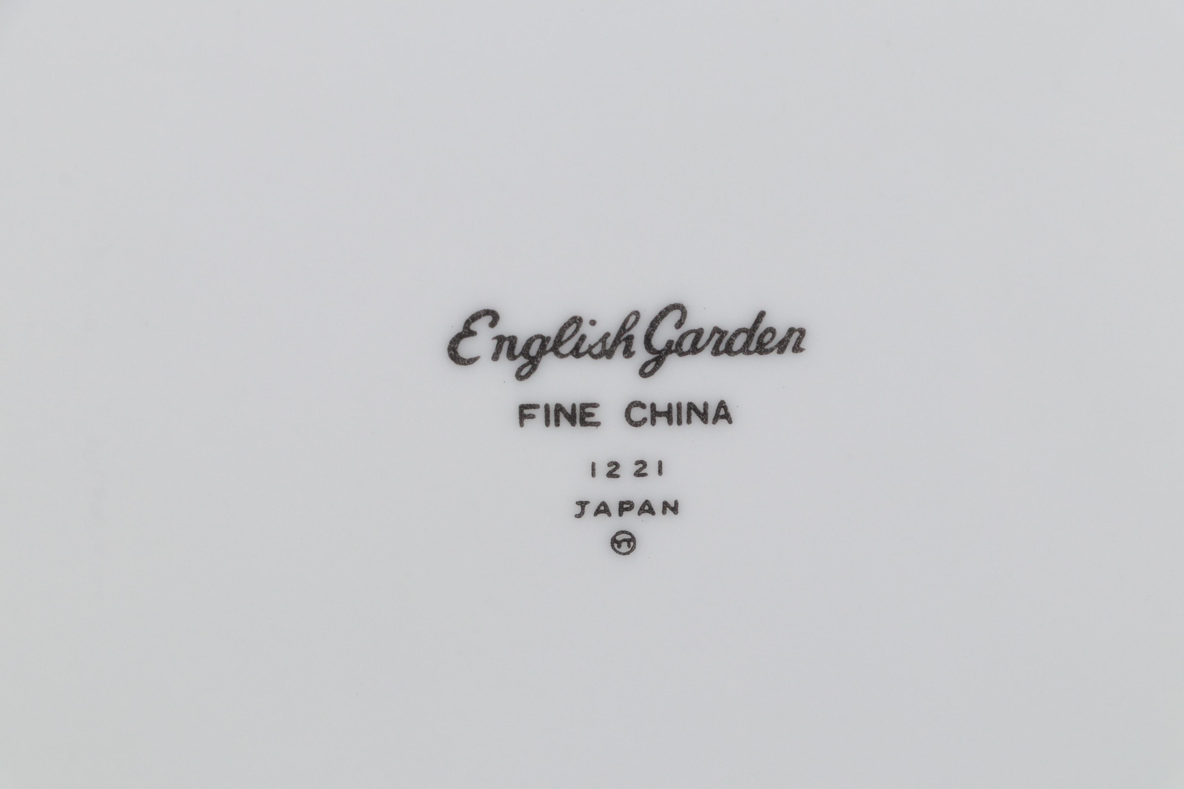 Fine China of Japan "English Garden" Porcelain Dinnerware