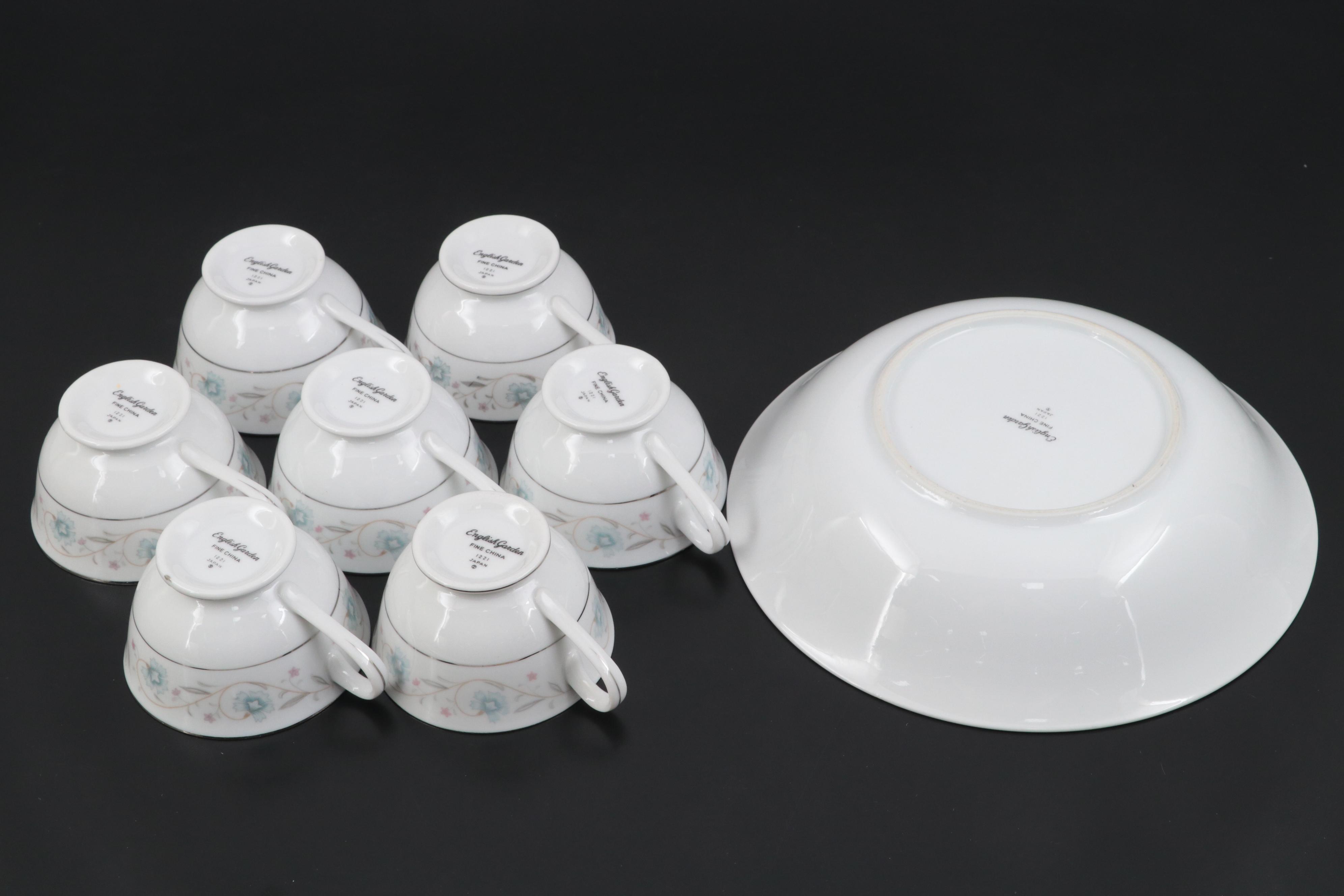 Fine China of Japan "English Garden" Porcelain Dinnerware