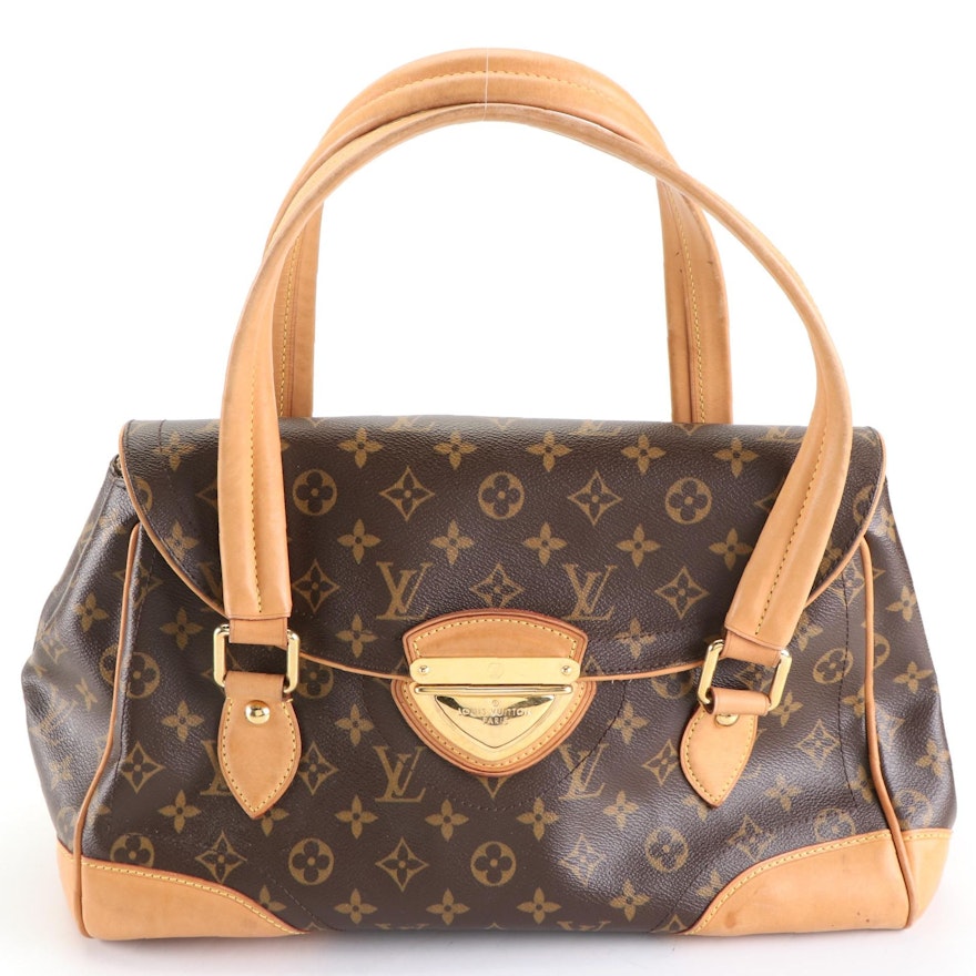 Louis Vuitton Beverly GM in Monogram Canvas and Vachetta Leather