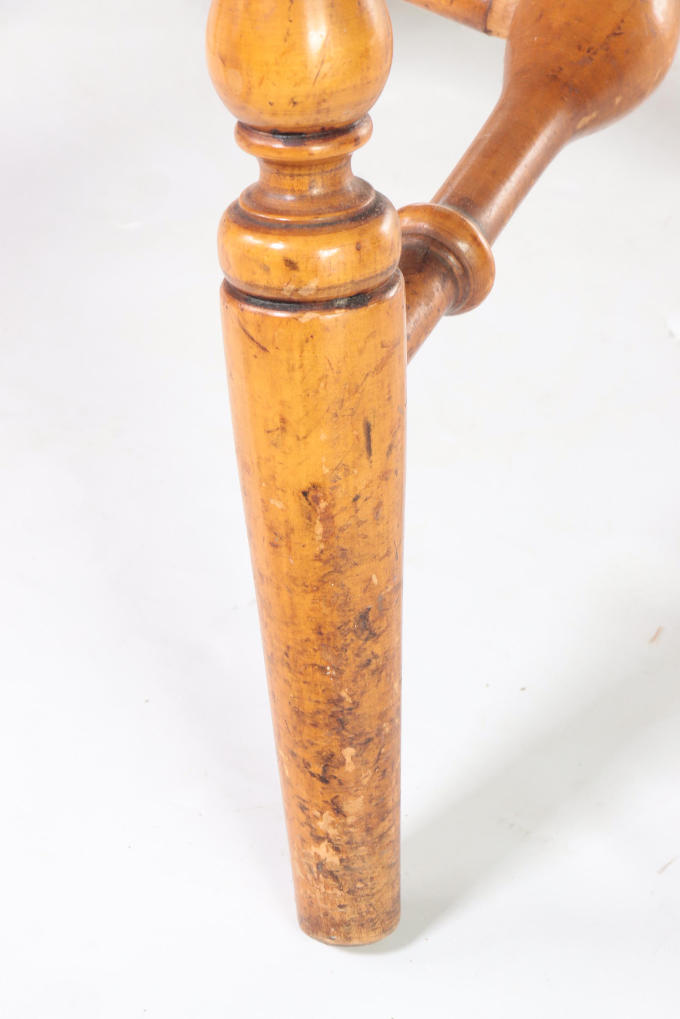 Windsor Style Fan Back Side Chairs, Mid to Late 20th Century