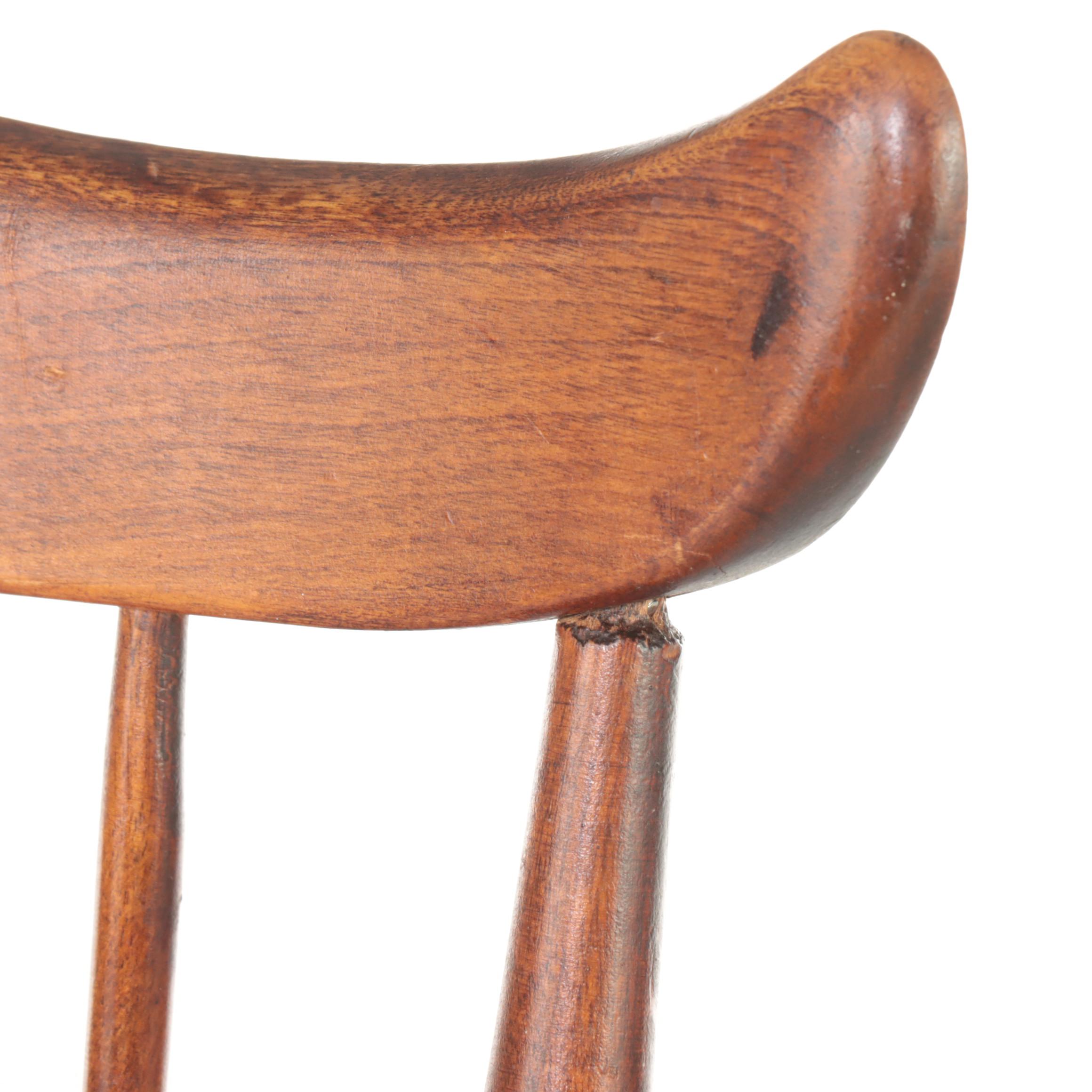 Windsor Style Fan Back Side Chairs, Mid to Late 20th Century