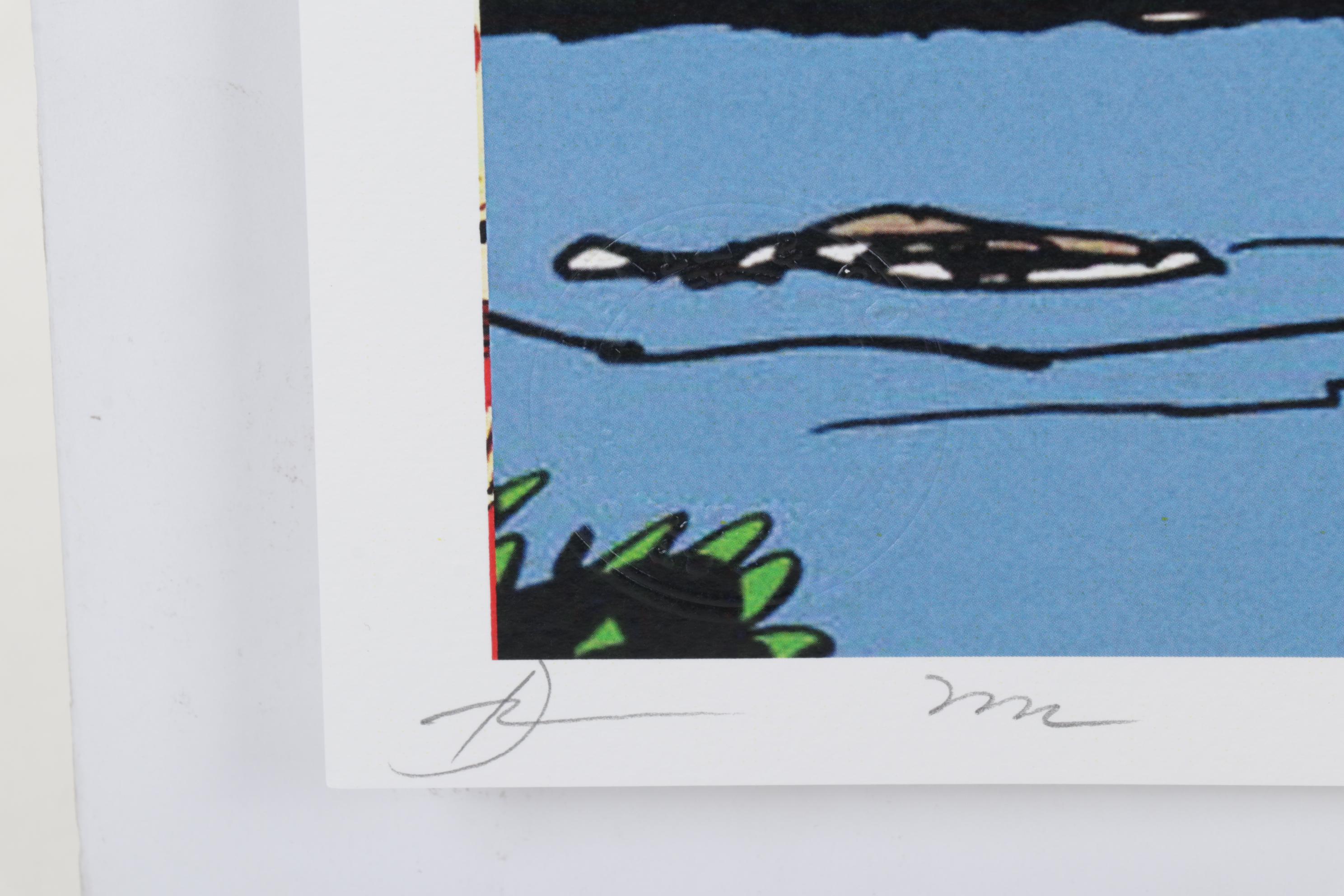 Death NYC Pop Art Graphic Print of Snoopy and Charlie Brown Against Warhol