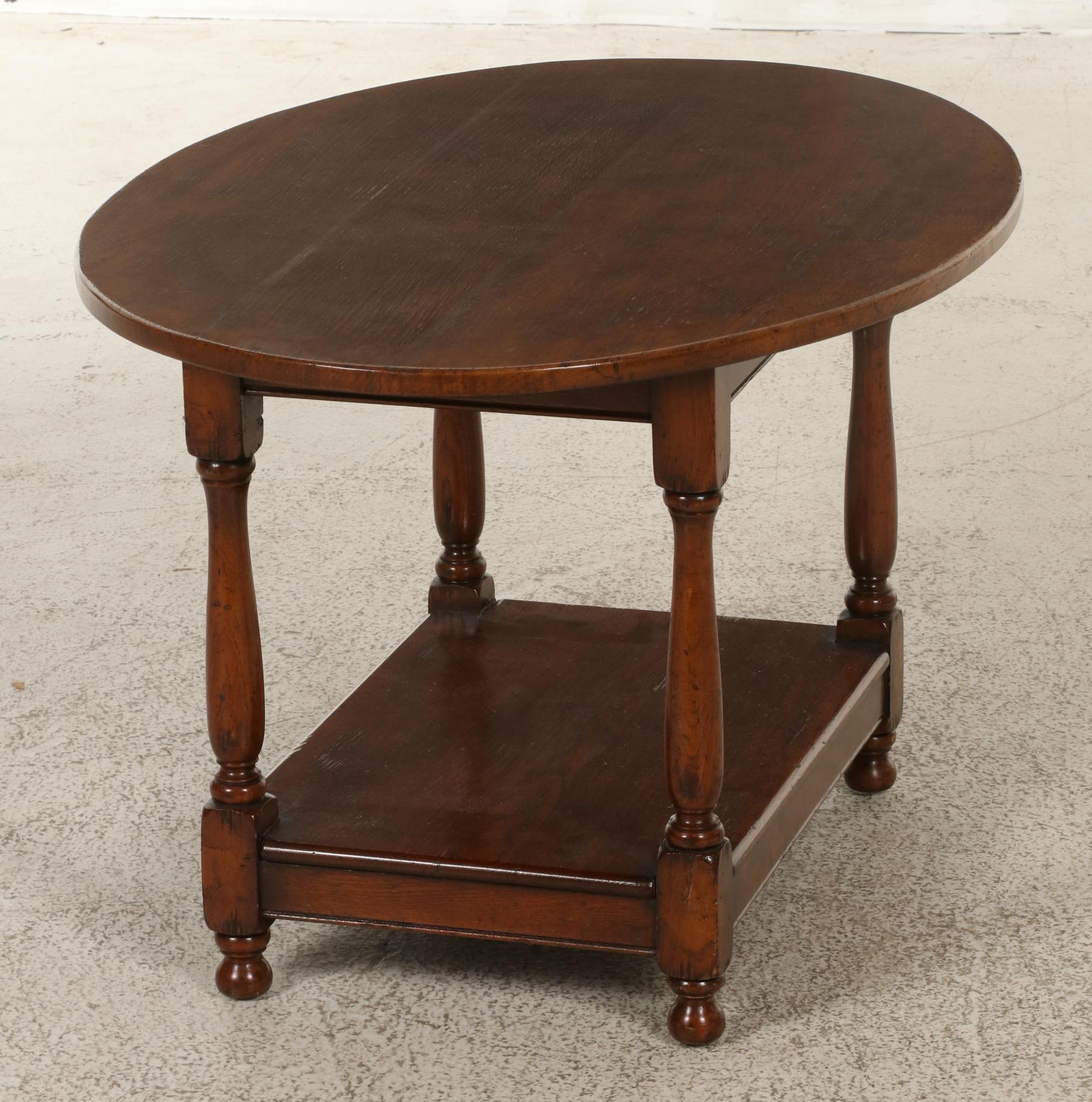 Early American Style Tavern Type Wooden Side Table
