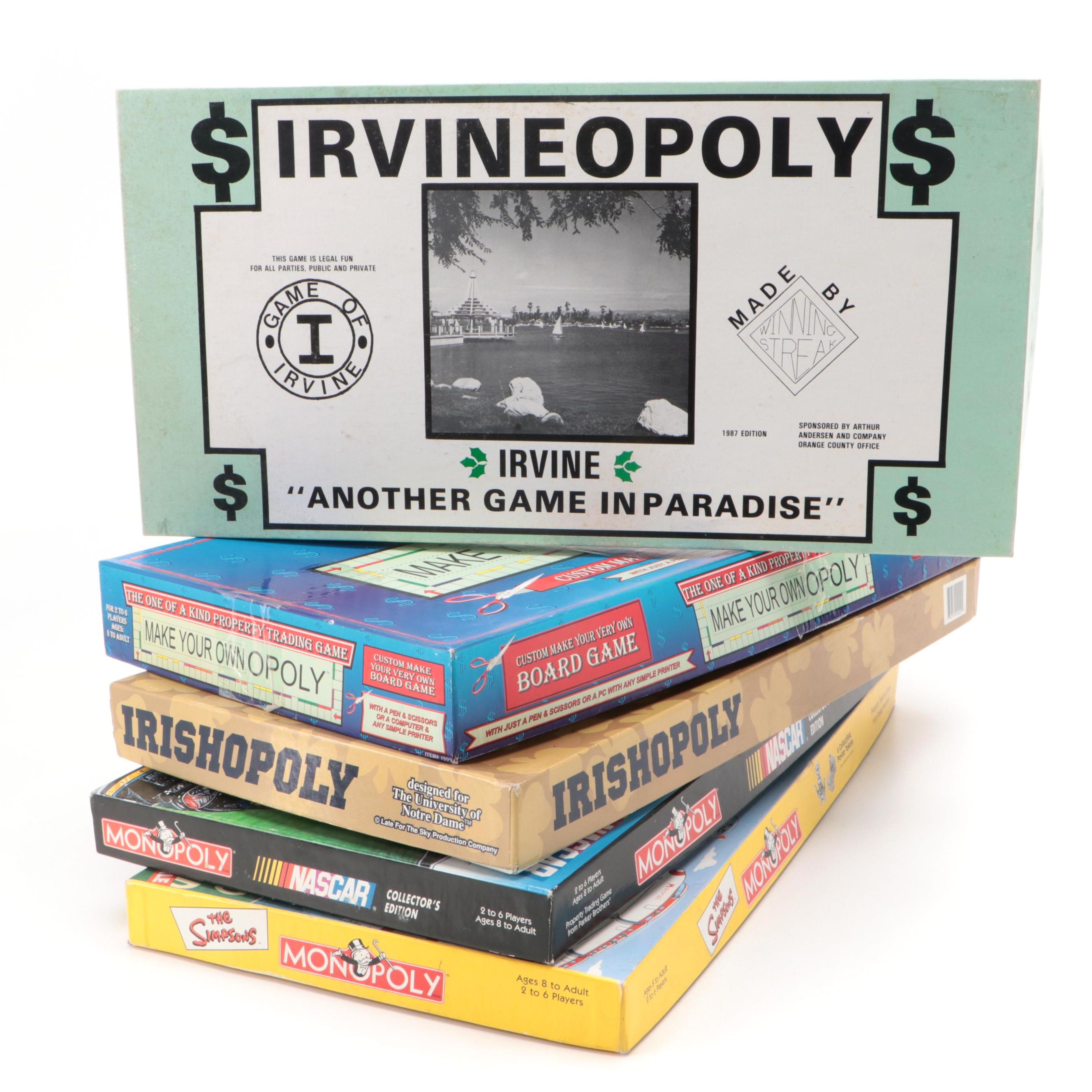 The Simpsons, NASCAR, and More Monopoly Board Games