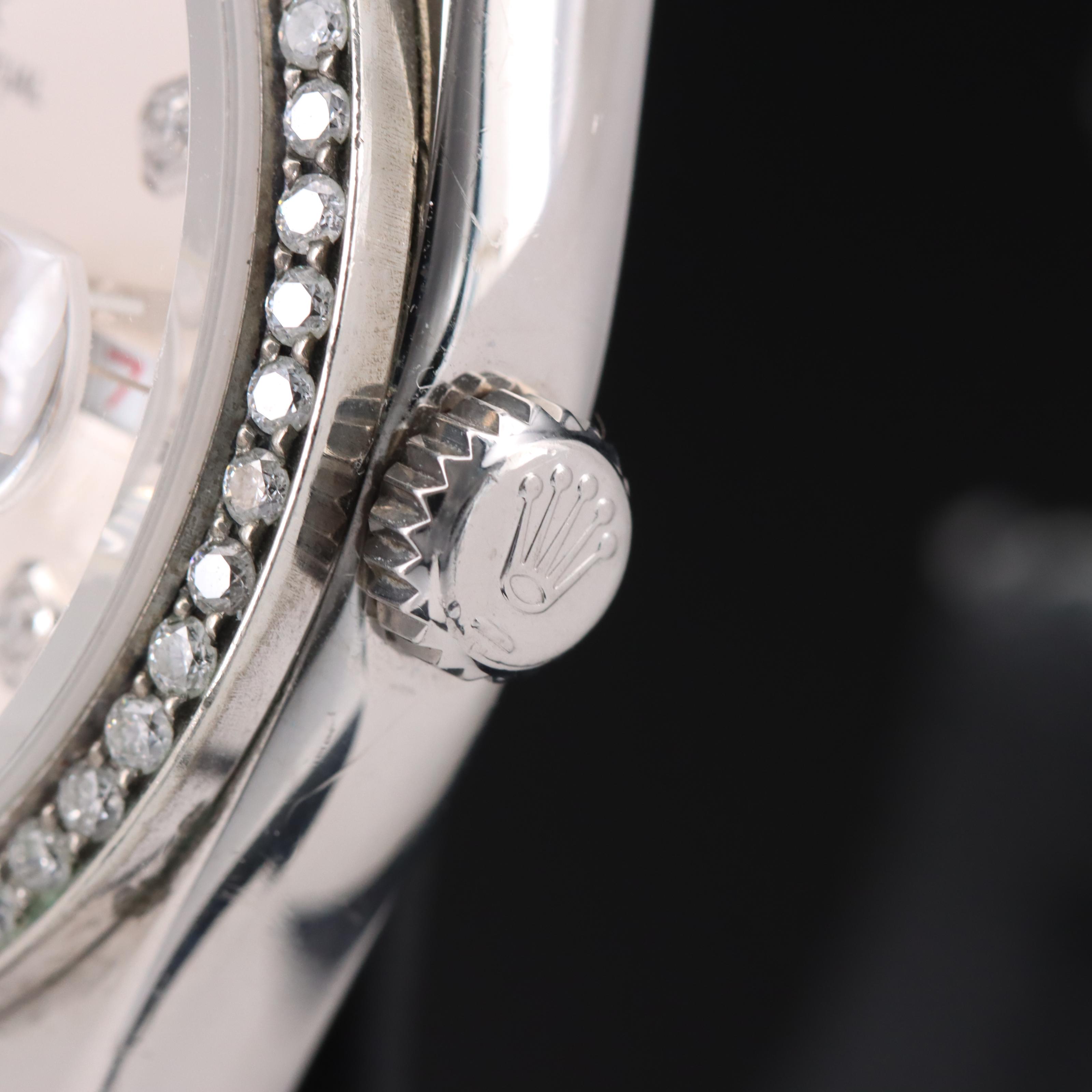 2009 Rolex Oyster Perpetual 2.01 CTW Diamond Datejust Watch