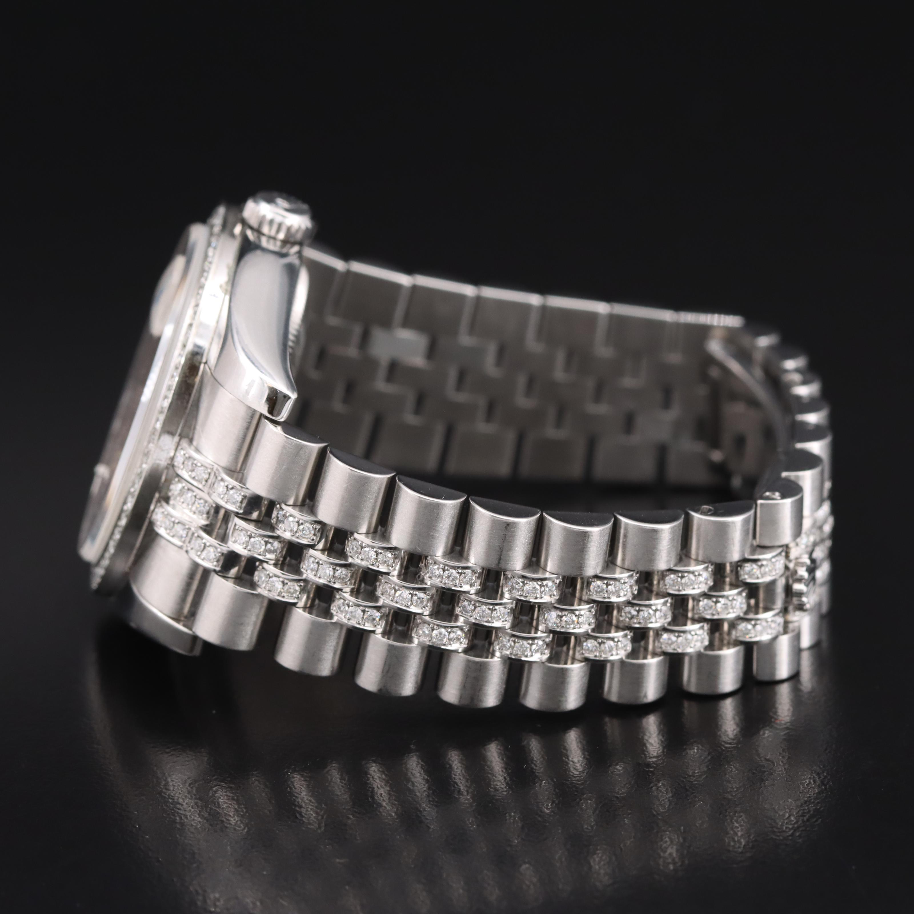 2009 Rolex Oyster Perpetual 2.01 CTW Diamond Datejust Watch