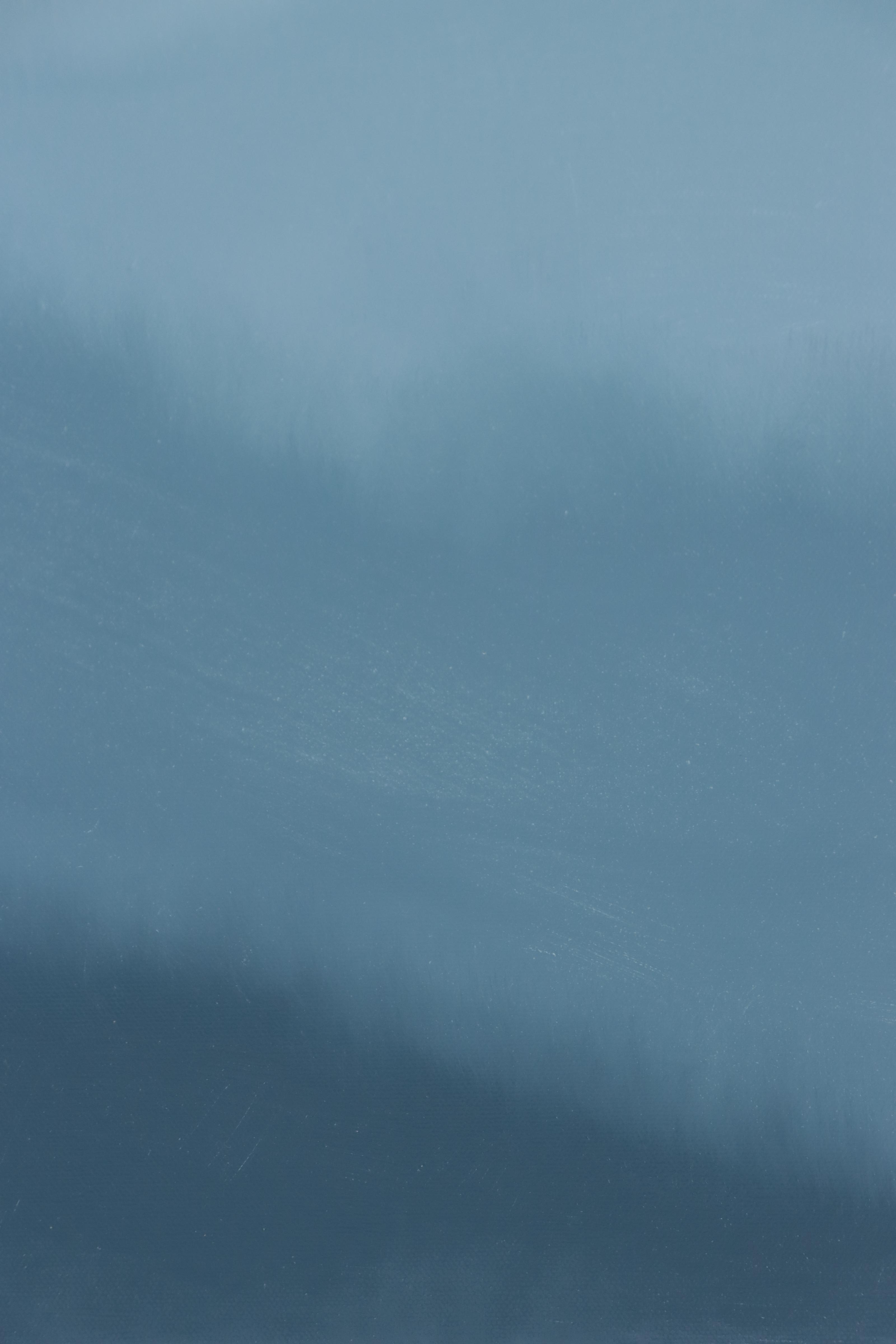 Sarah Brown Skyscape Oil Painting "Mountain Range," 21st Century