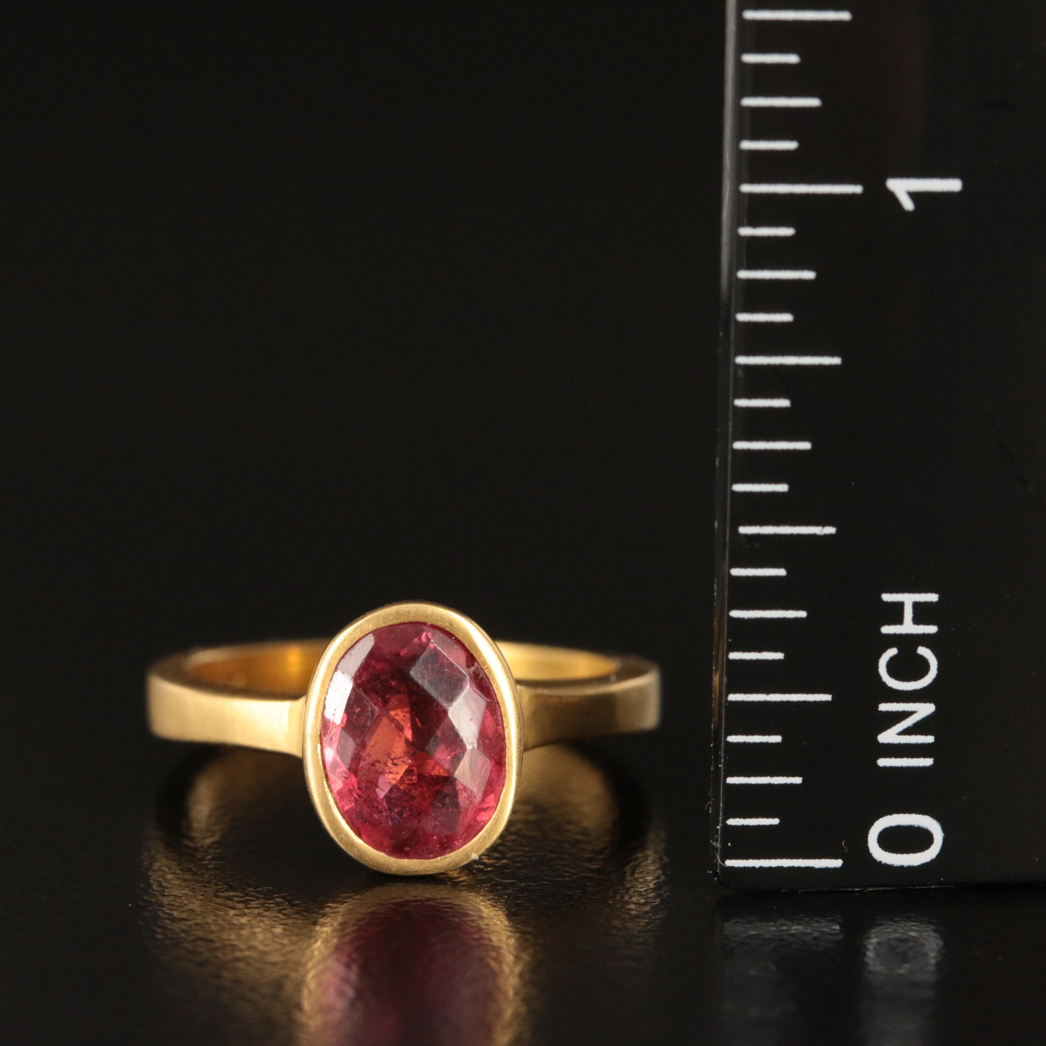 18K Tourmaline Ring