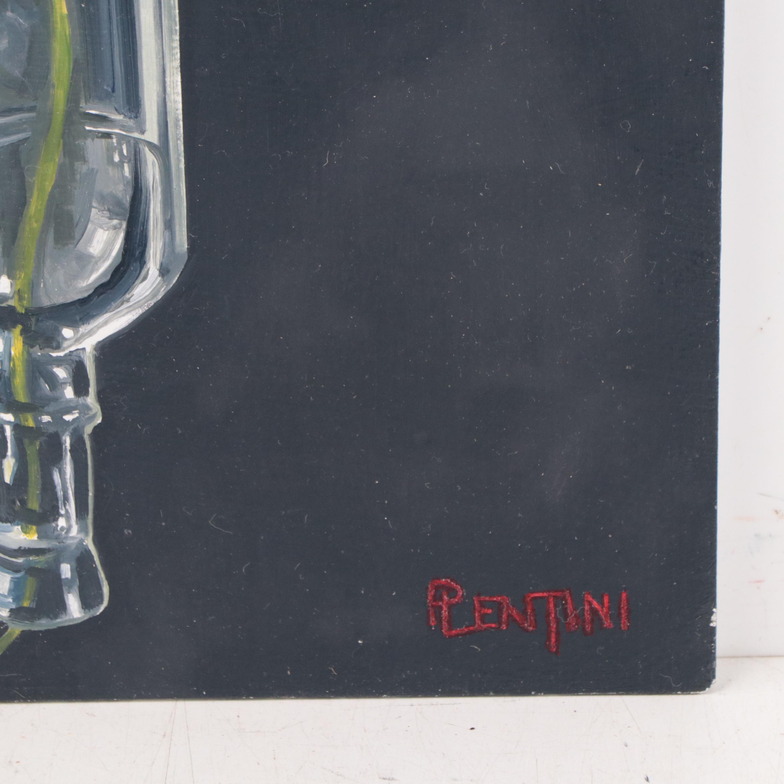 Peter Lentini Still Life Oil Painting "Et Al," 21st Century