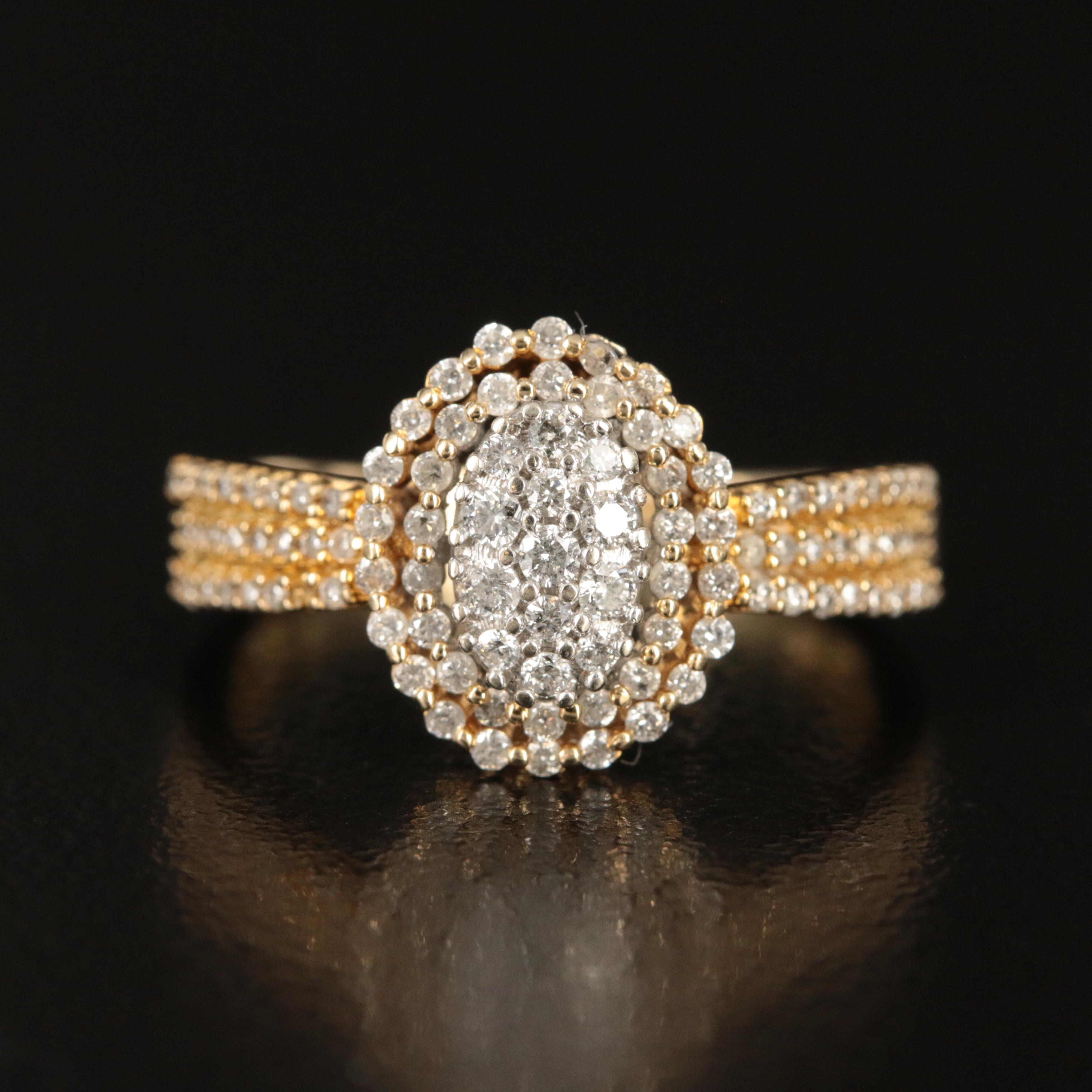 10K 0.54 CTW Diamond Ring
