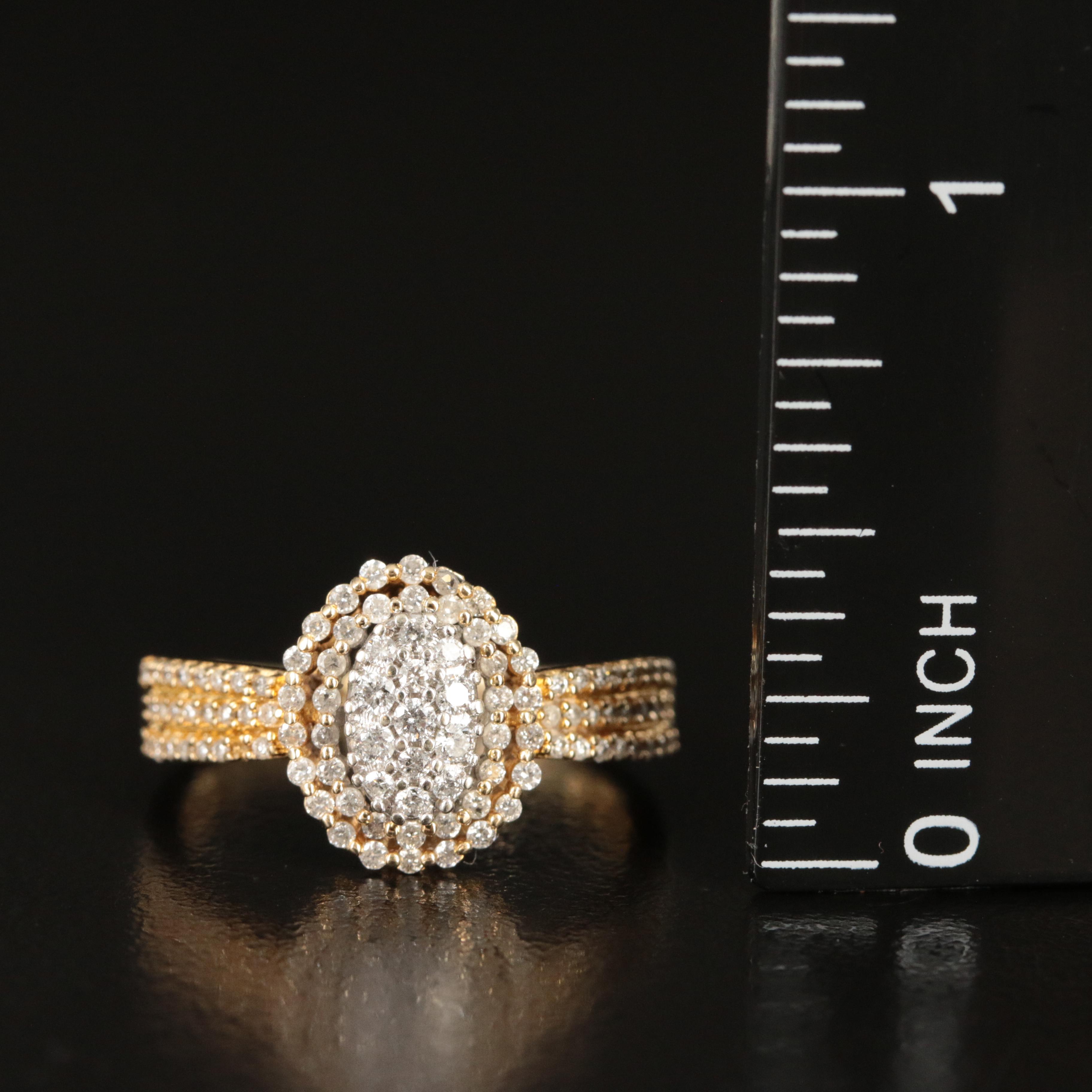 10K 0.54 CTW Diamond Ring