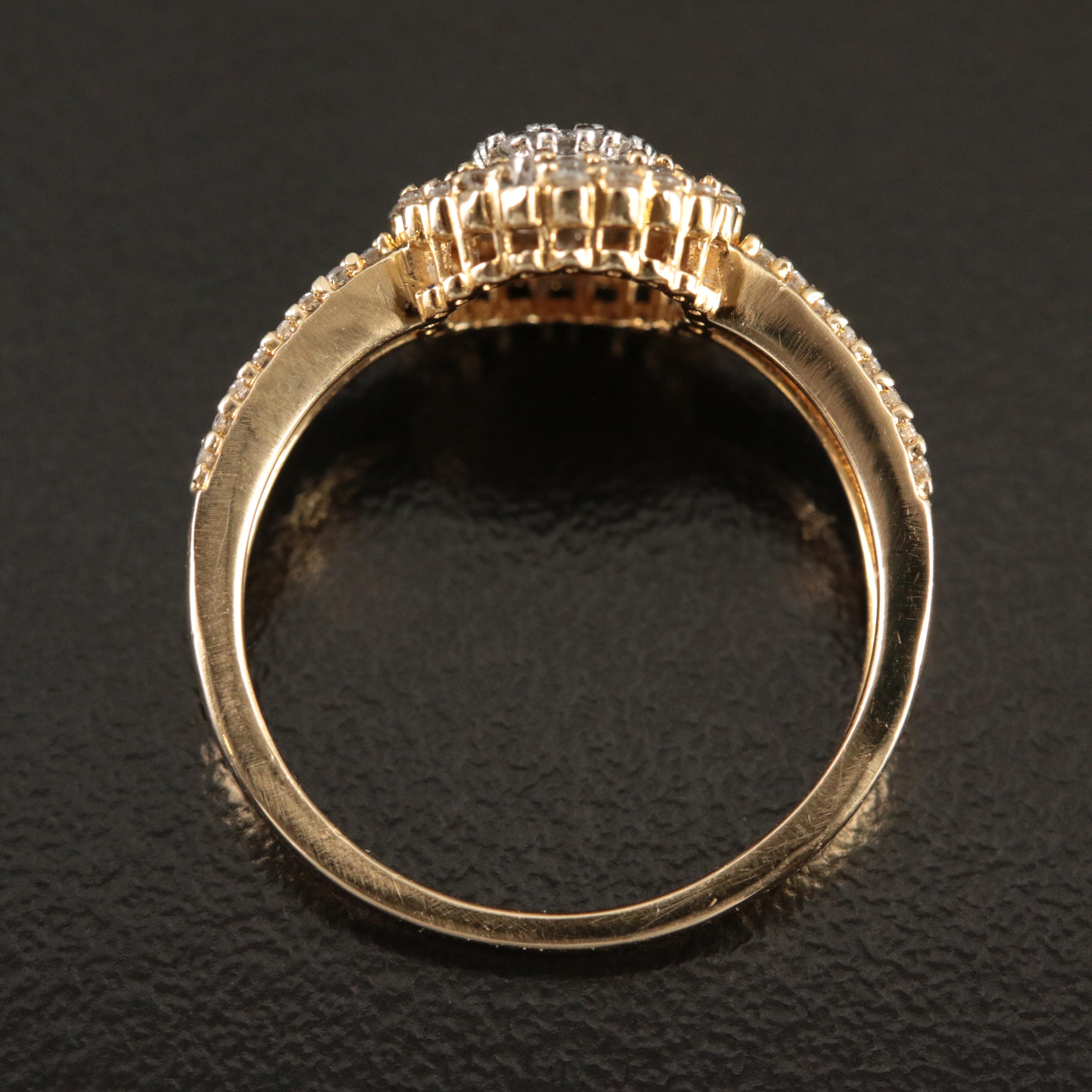 10K 0.54 CTW Diamond Ring