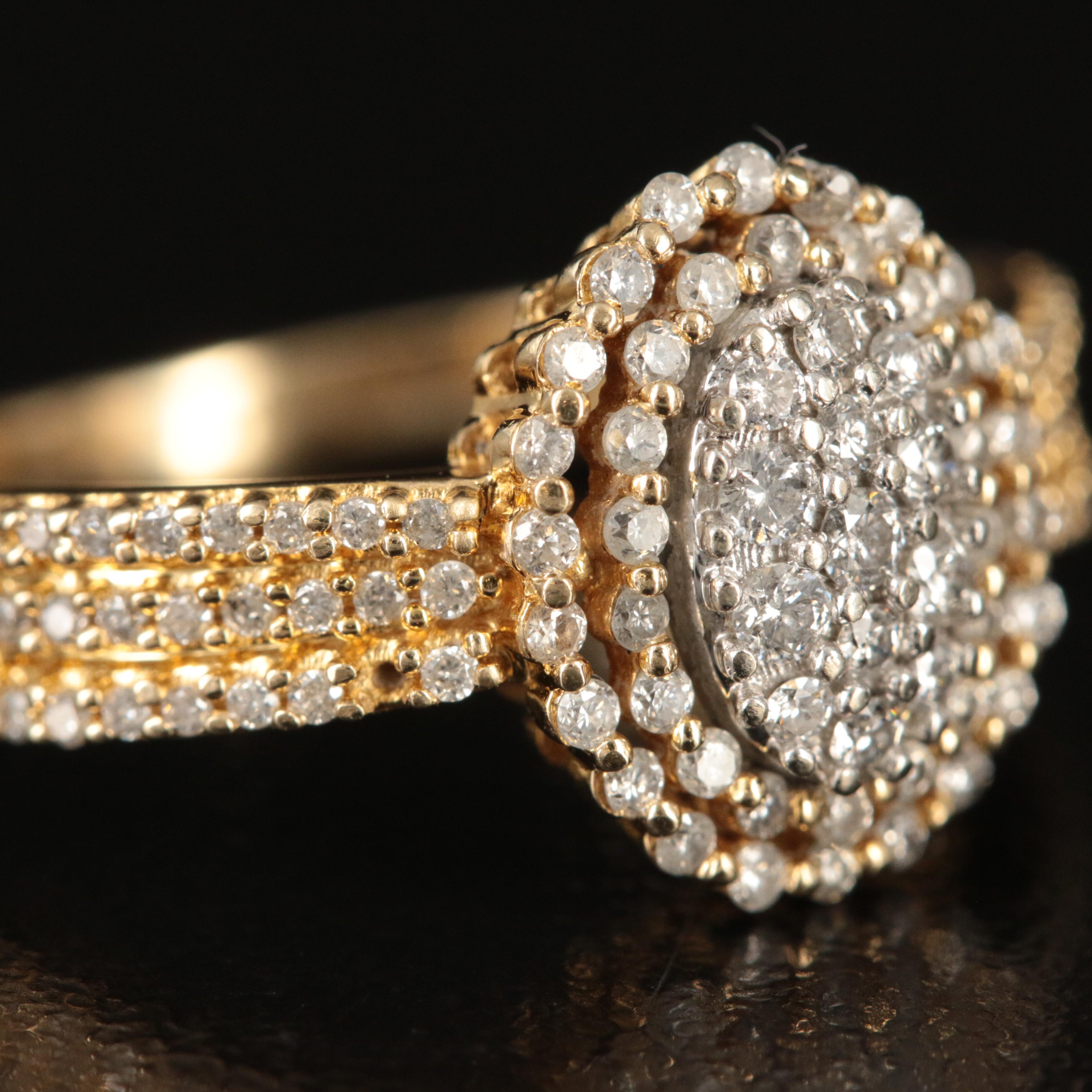 10K 0.54 CTW Diamond Ring