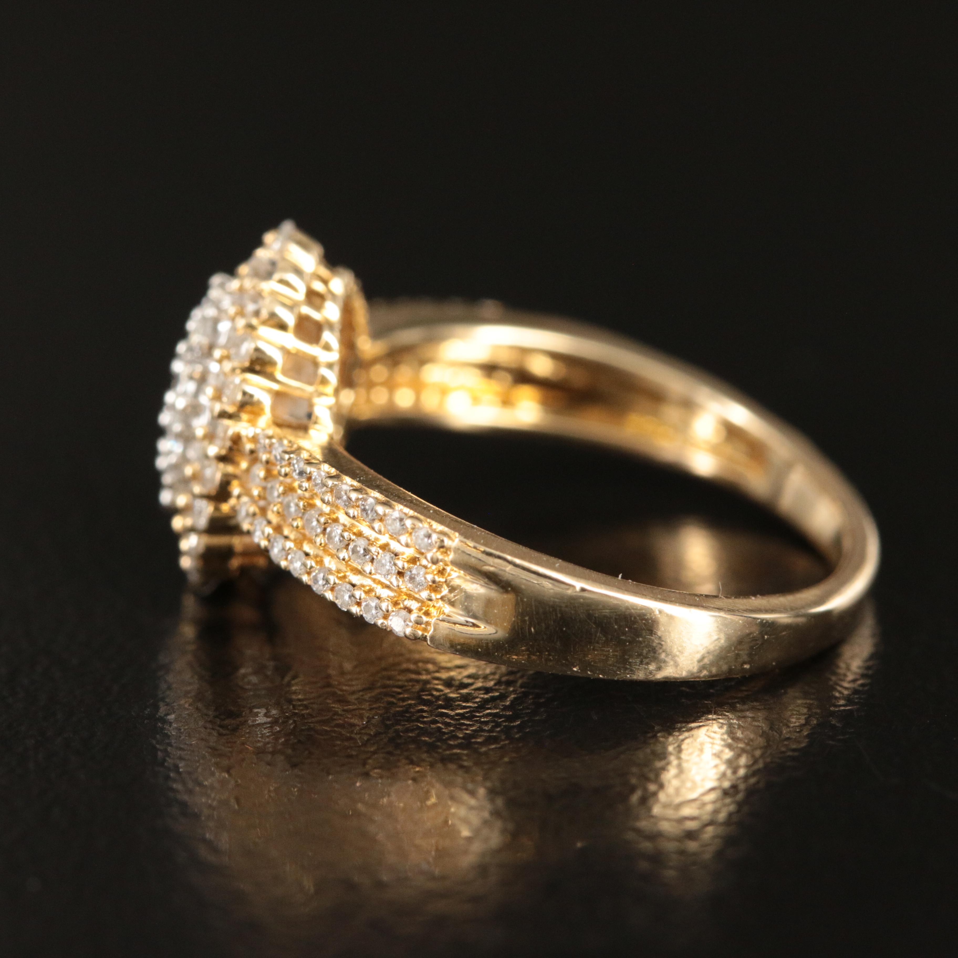 10K 0.54 CTW Diamond Ring