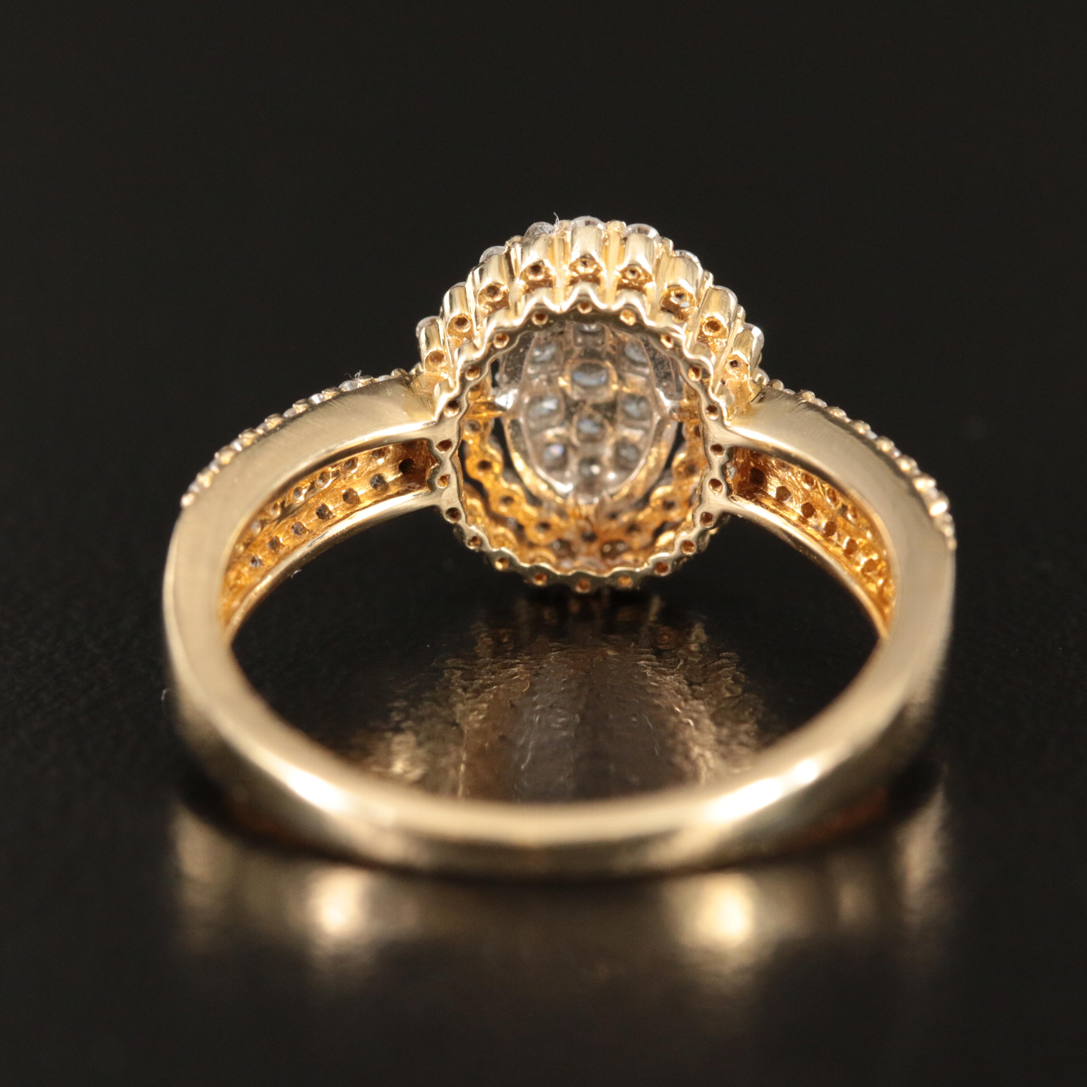 10K 0.54 CTW Diamond Ring