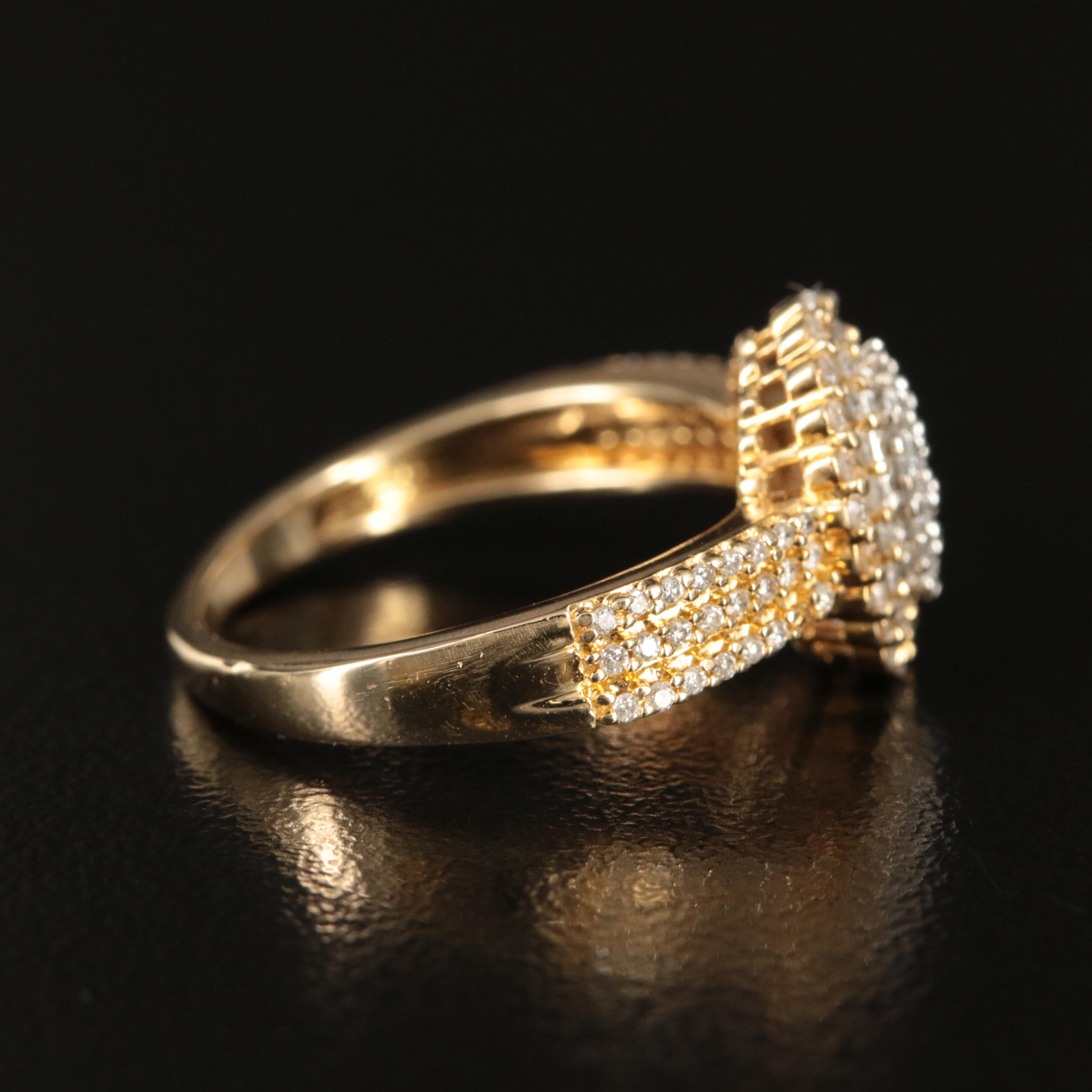 10K 0.54 CTW Diamond Ring