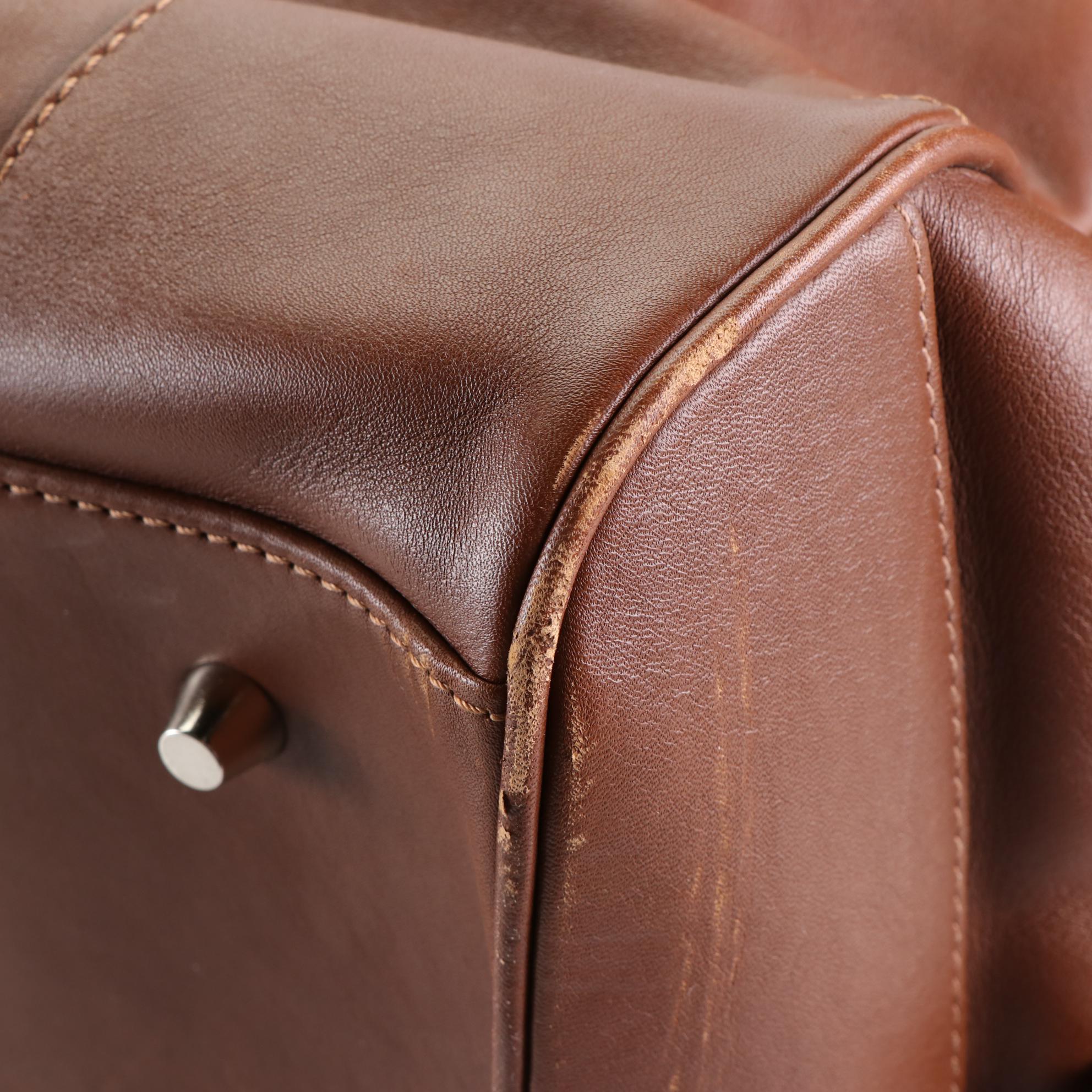 Coach Factory Large Cabin Duffle Bag in Brown Leather