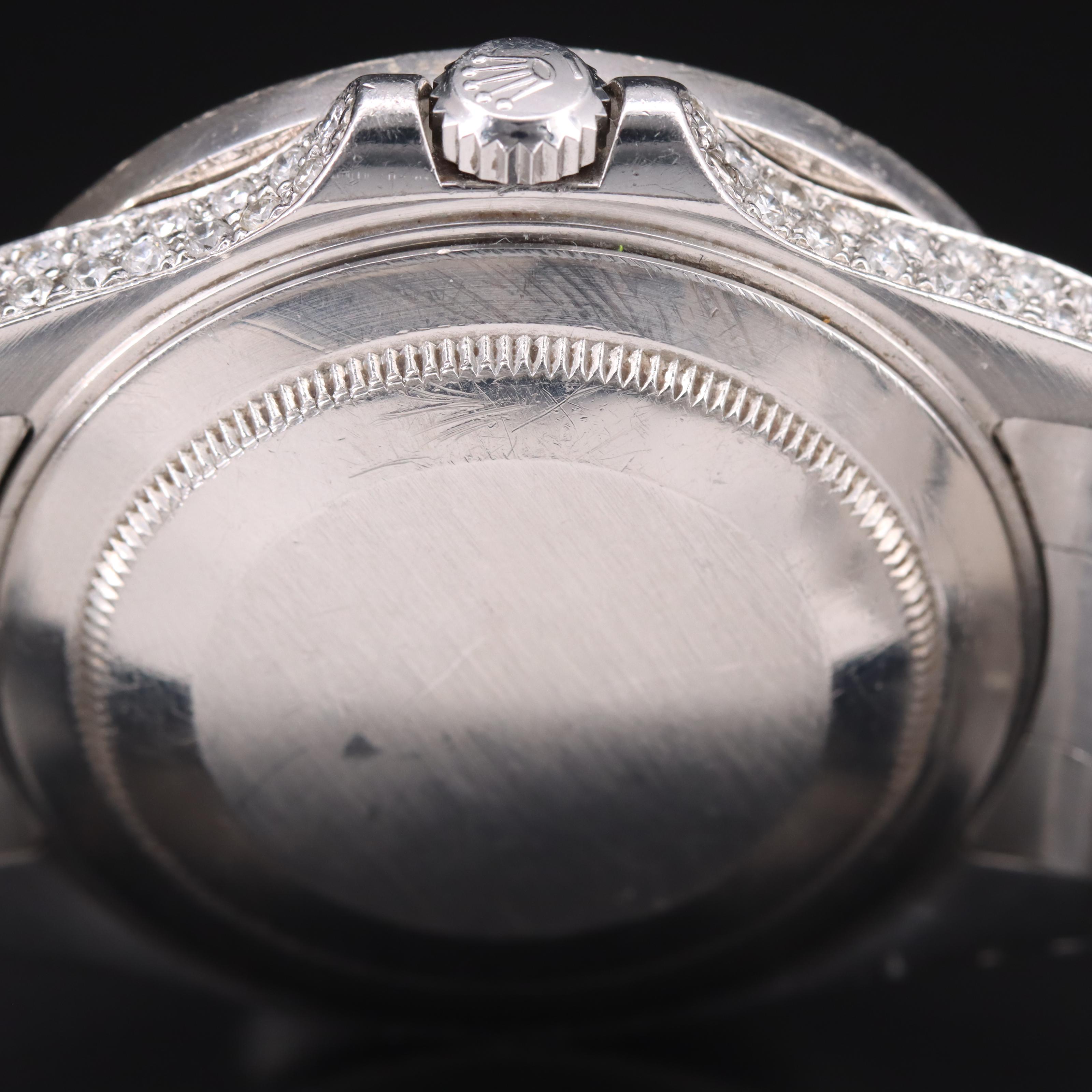 1999 Rolex Explorer II 8.83 CTW Custom Diamond Watch