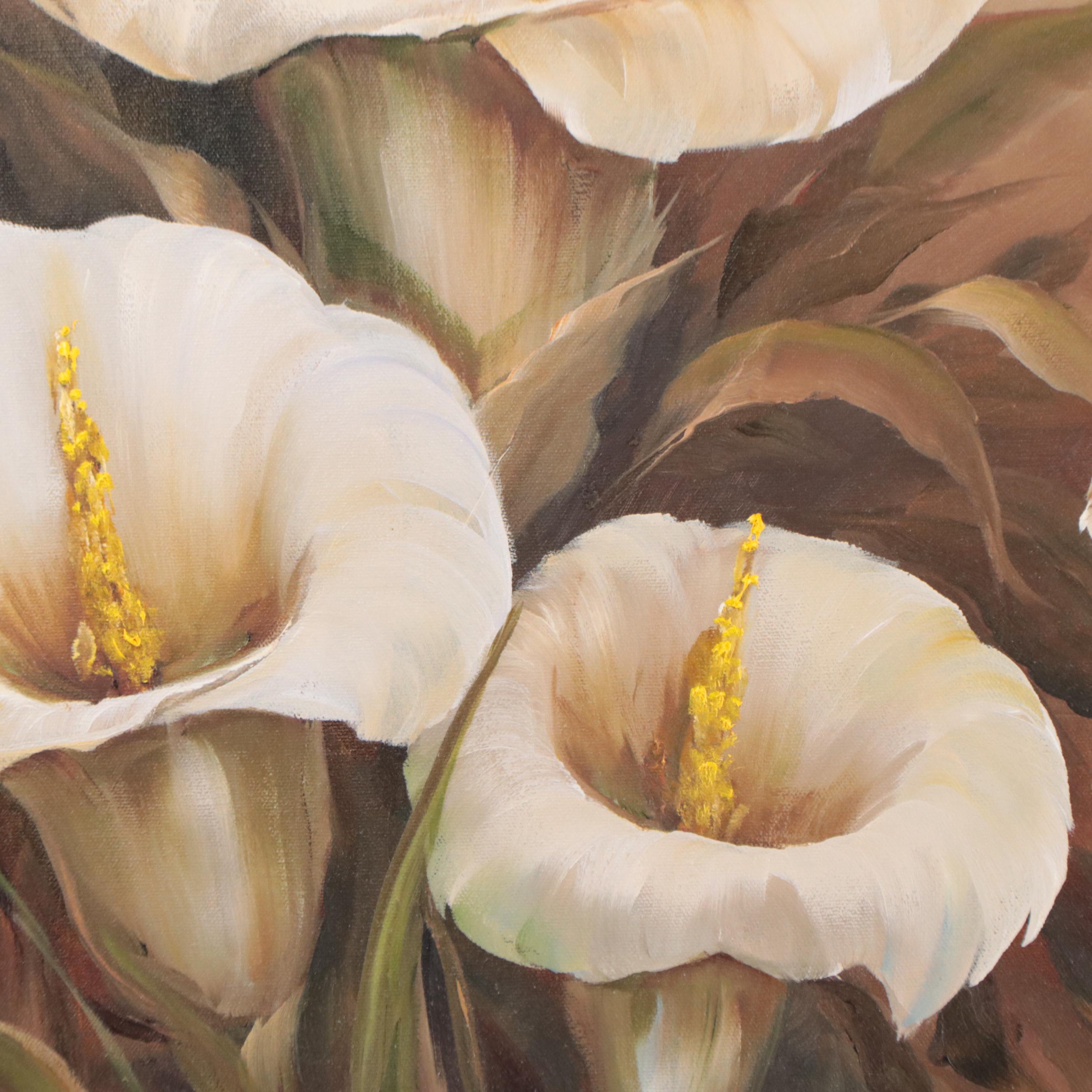 C. Cook Still Life Oil Painting "To Him Be The Glory," 2002