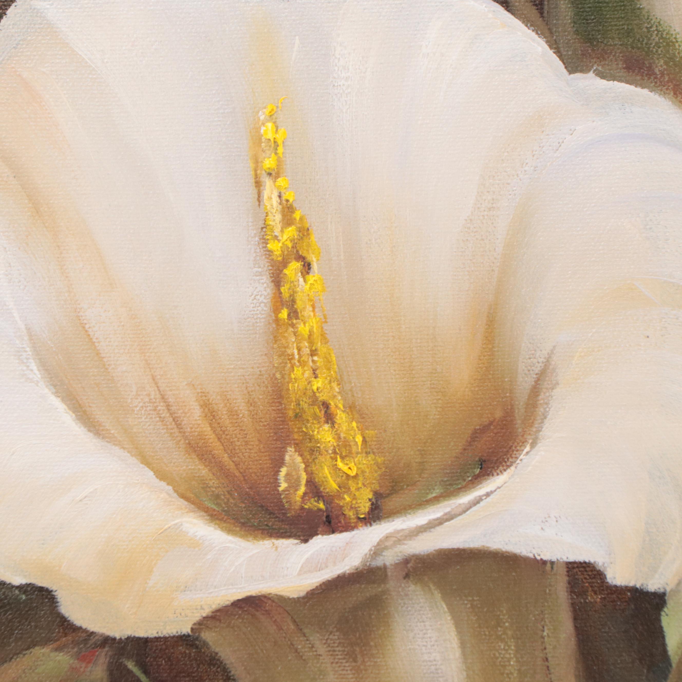 C. Cook Still Life Oil Painting "To Him Be The Glory," 2002