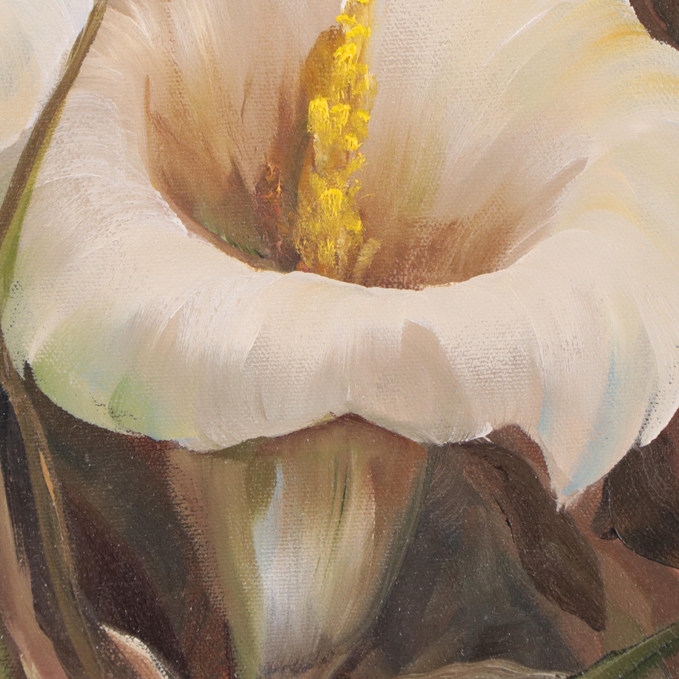 C. Cook Still Life Oil Painting "To Him Be The Glory," 2002