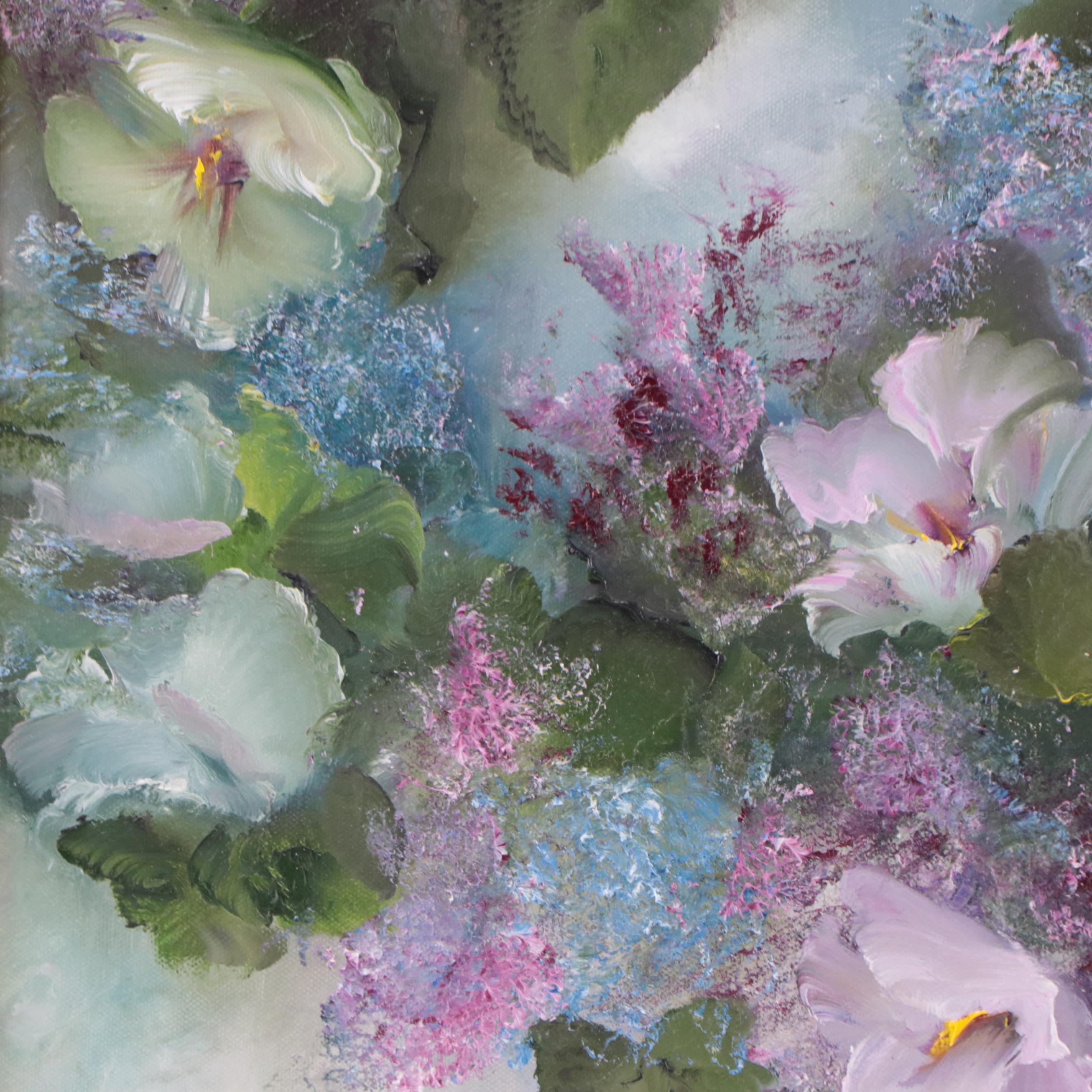 C. Cook Still Life Oil Painting "To Him Be The Glory," 2002