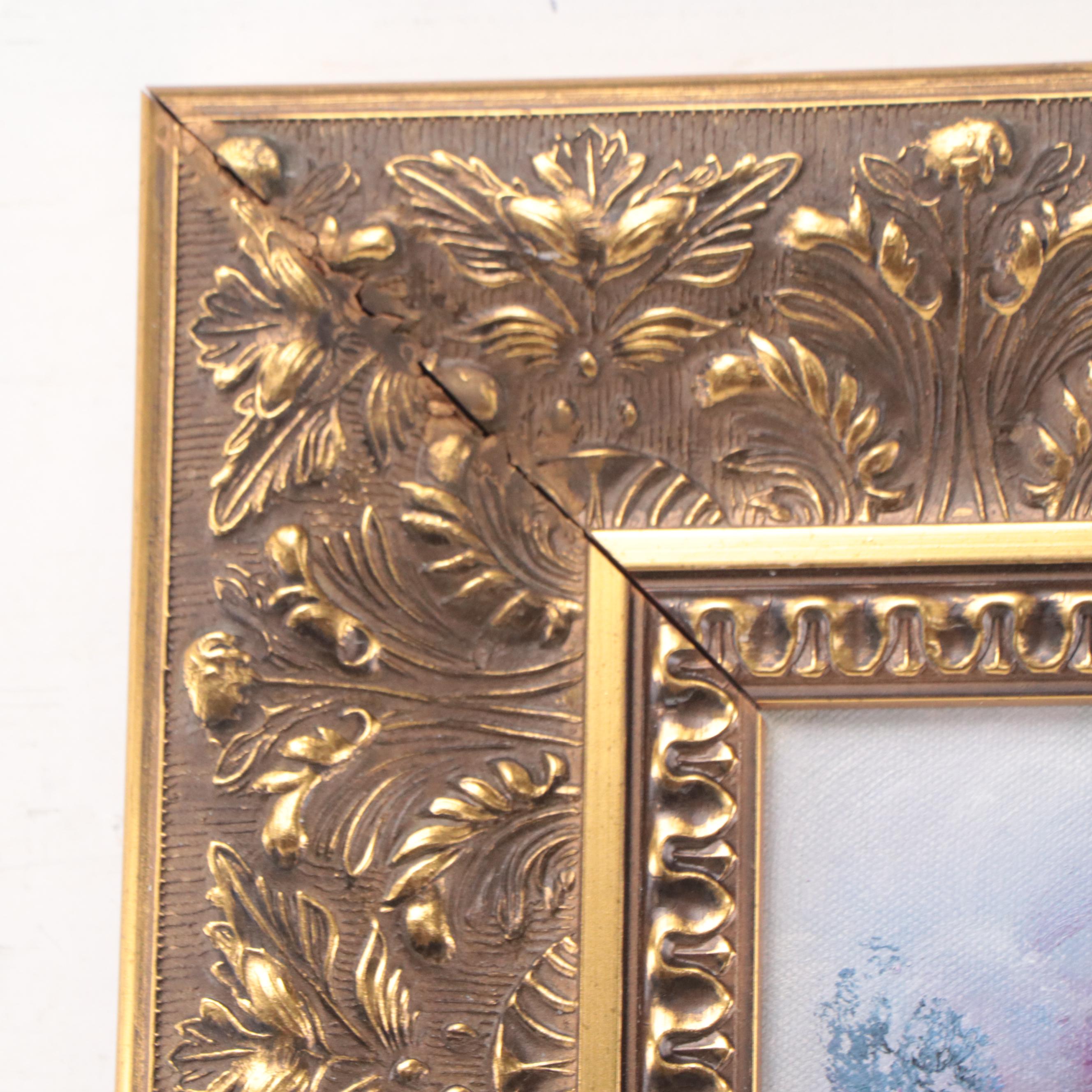 C. Cook Still Life Oil Painting "To Him Be The Glory," 2002