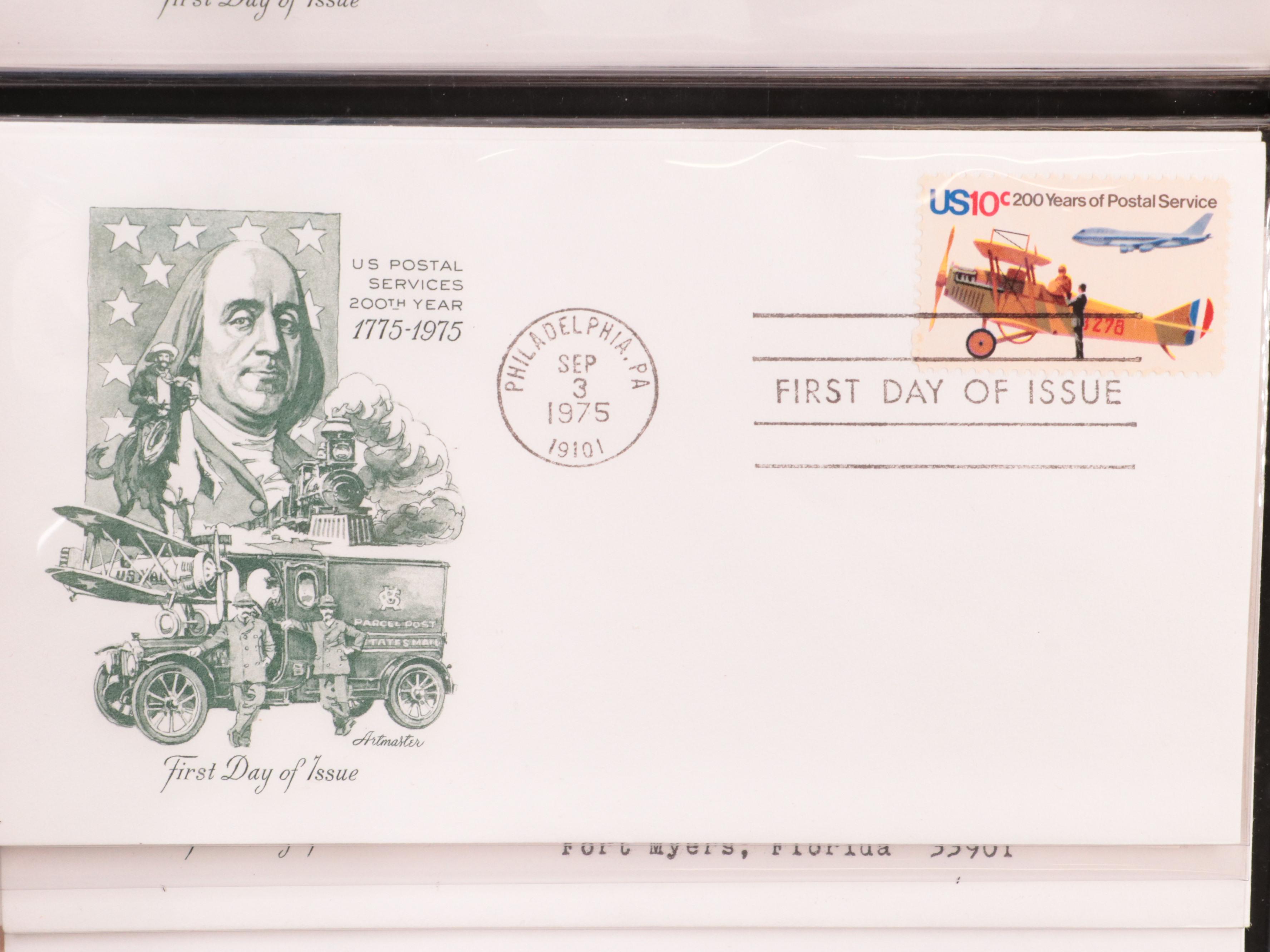 Three Albums of Postal Covers from the 1970s