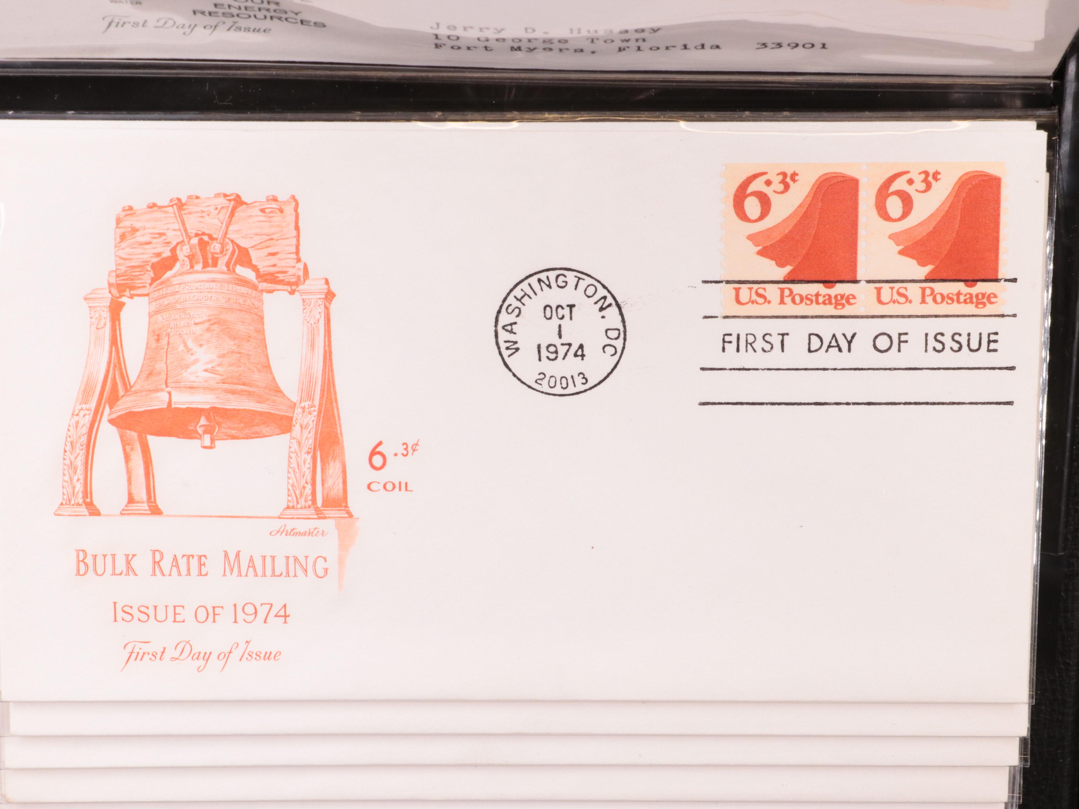 Three Albums of Postal Covers from the 1970s