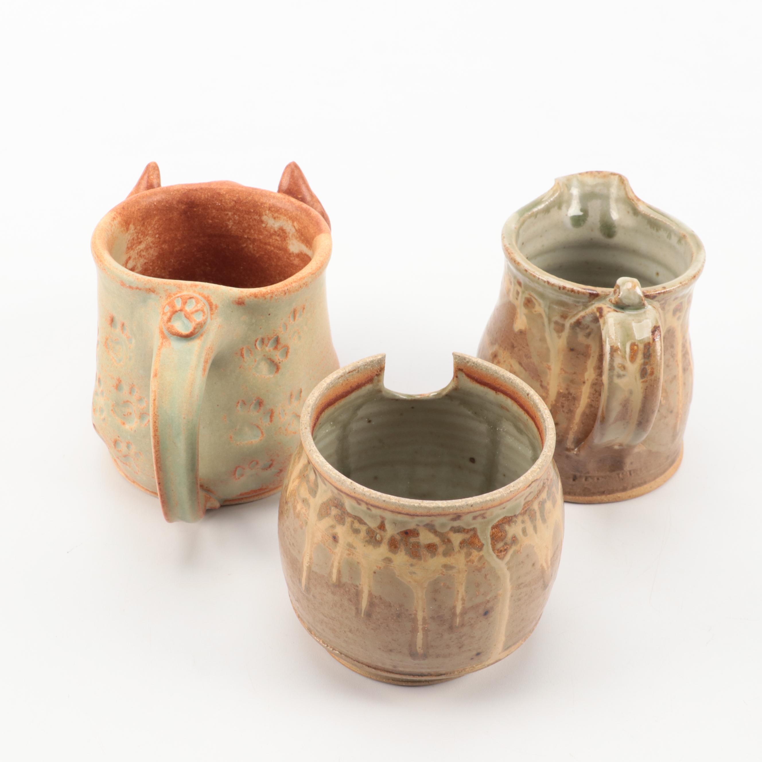 Noritake "Madera Ivory" Stoneware Dishes with Other Art Pottery