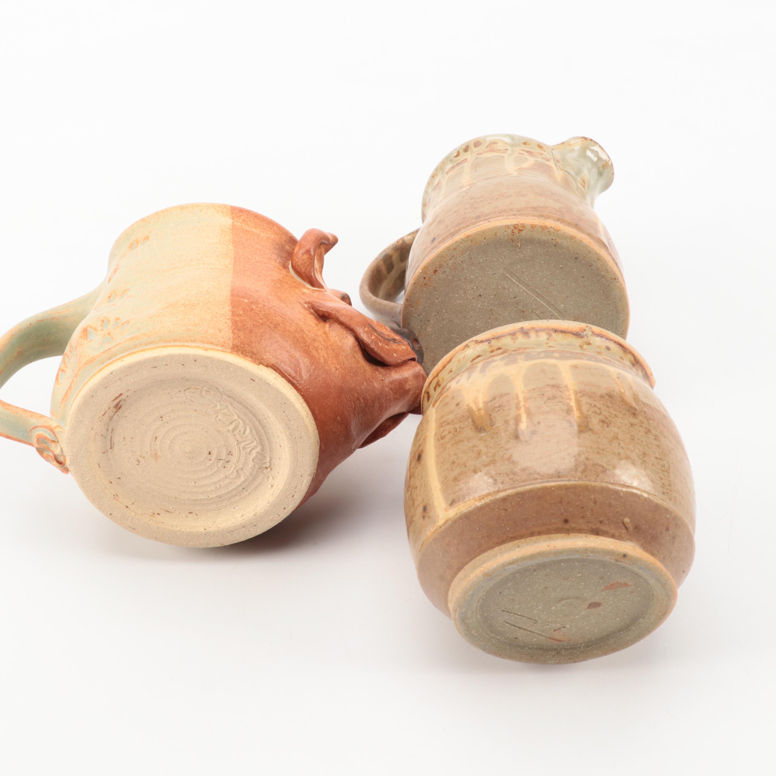 Noritake "Madera Ivory" Stoneware Dishes with Other Art Pottery